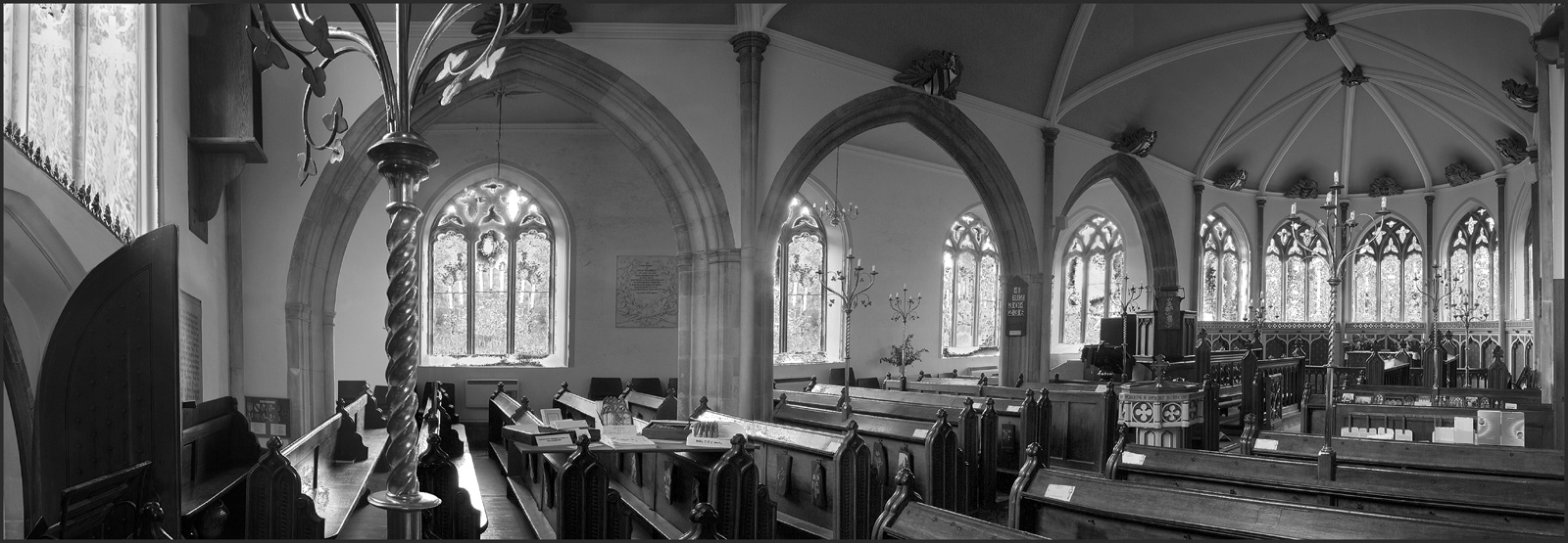SCORE 10 Dorset Church Interior by Ron Smith