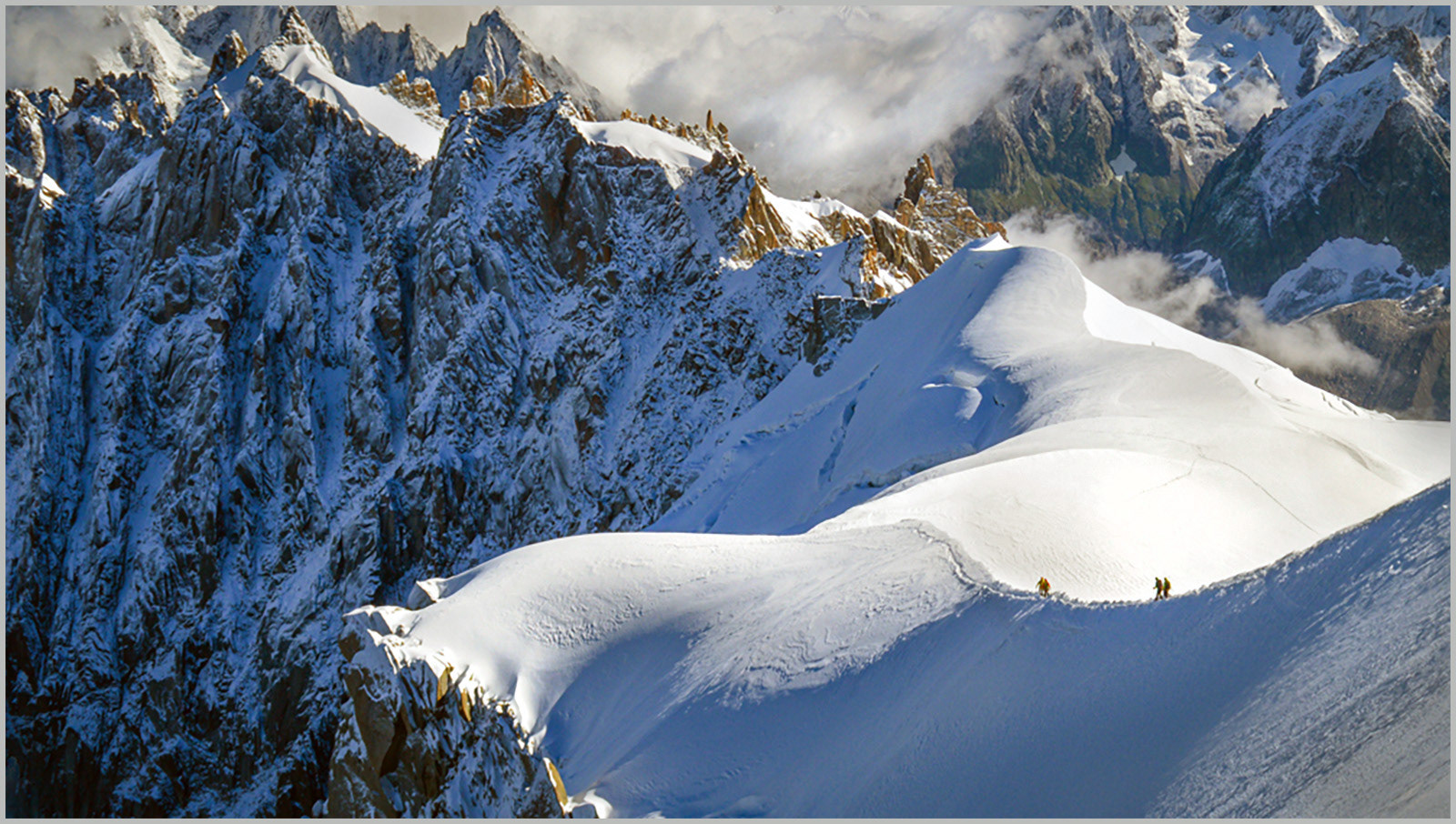 HELD BACK  Vallee Blanche Descent by Genetta Aprilante
