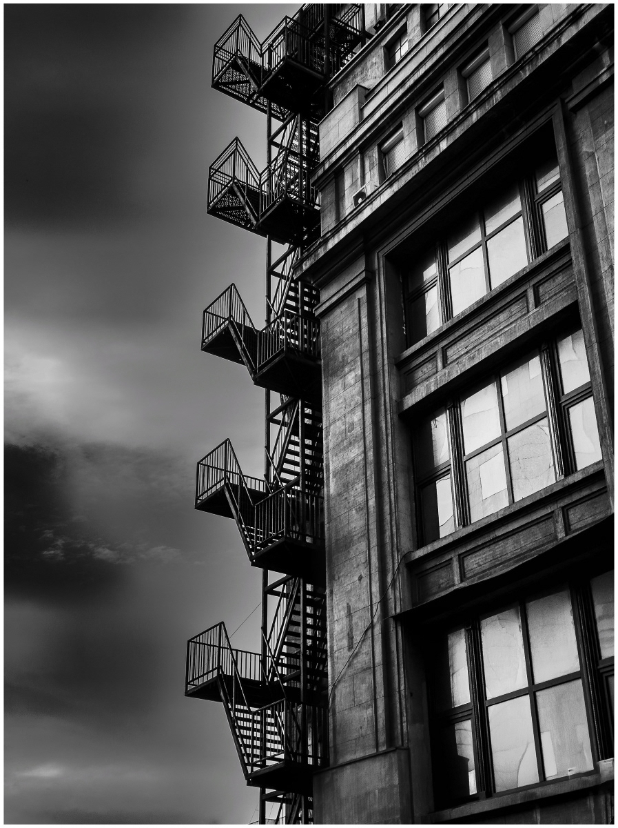 Fire Escape by Bogdan Schiteanu