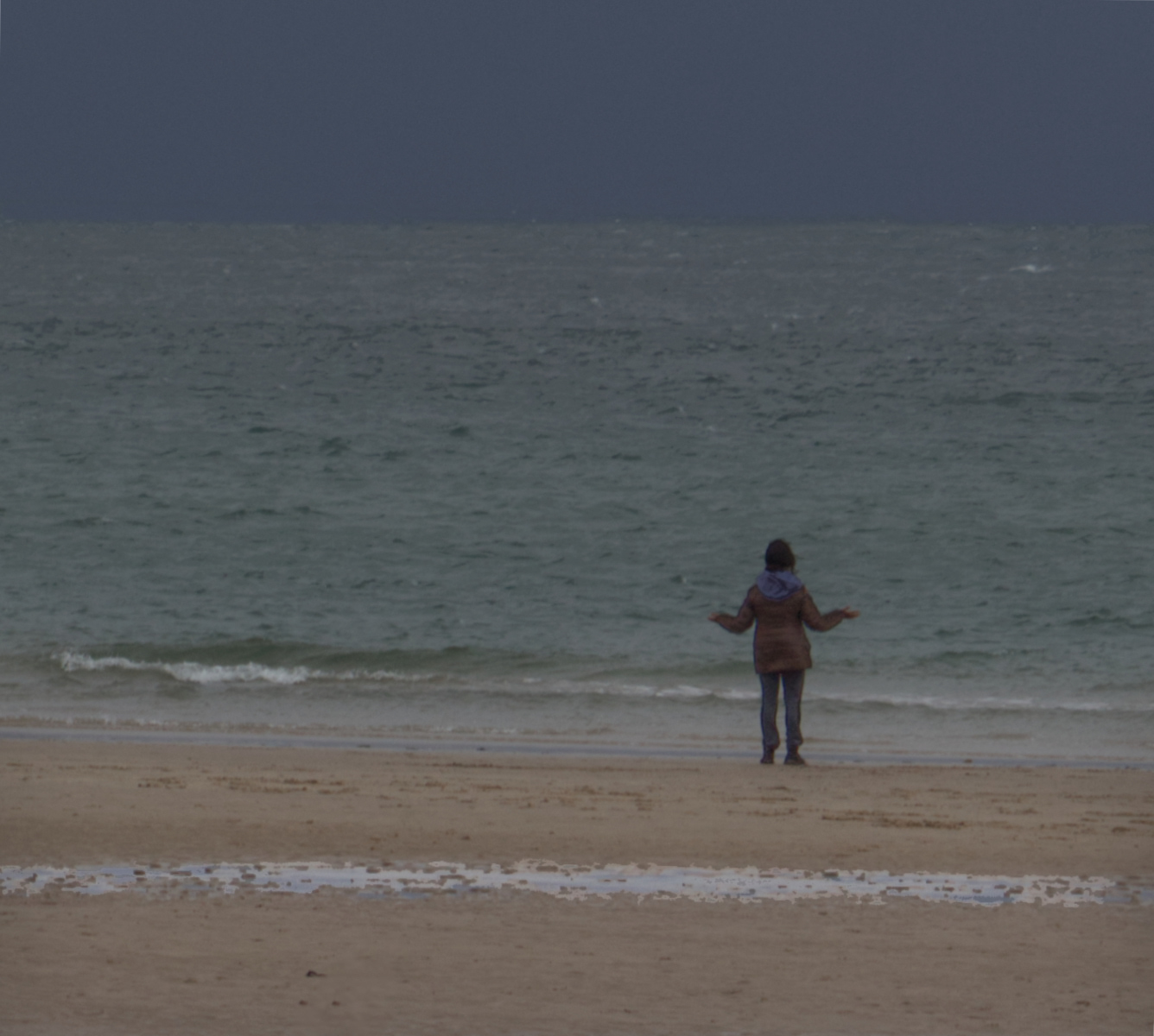 Welcoming the Approaching Storm by Alan Loryman