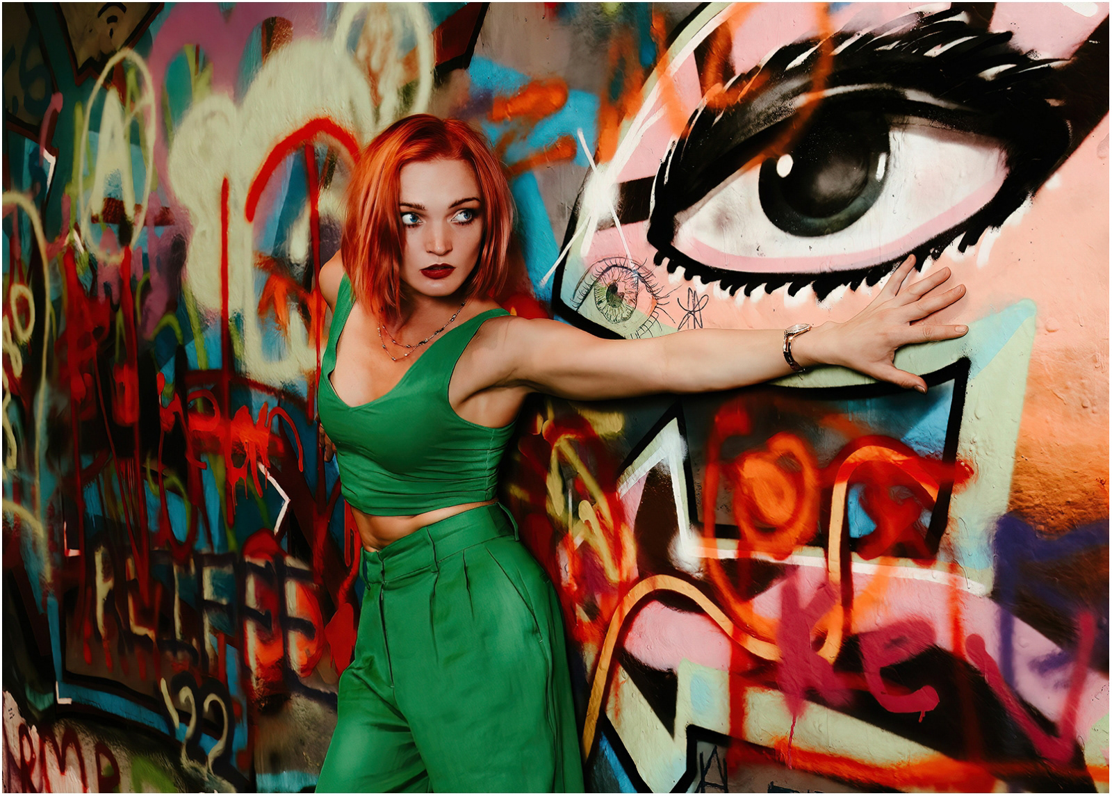 9.5 Graffiti meets glamour by Genetta Aprilante