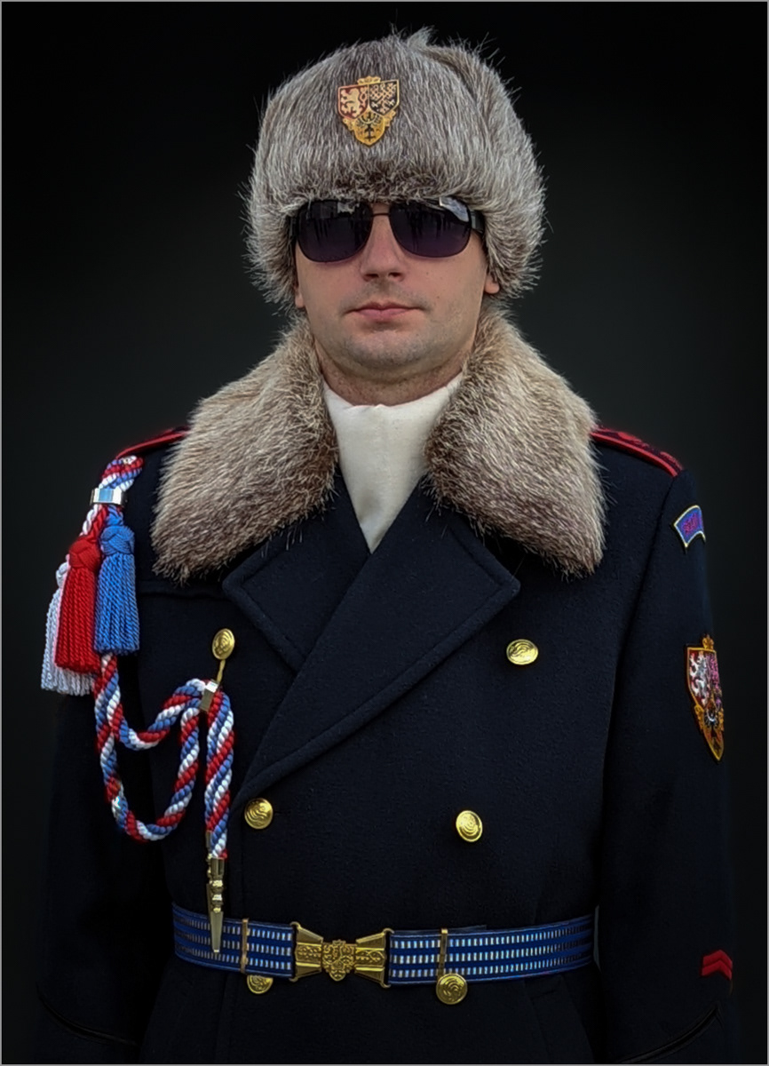 Prague Castle Guard by Richard Knapp LRPS