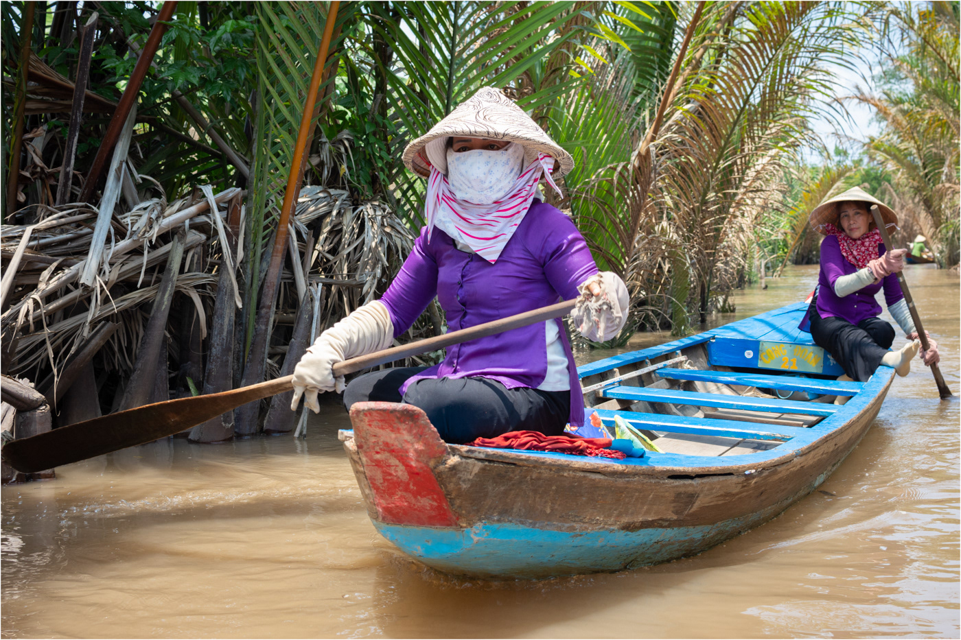 On the Mekong Delta Vietnam by Richard Knapp