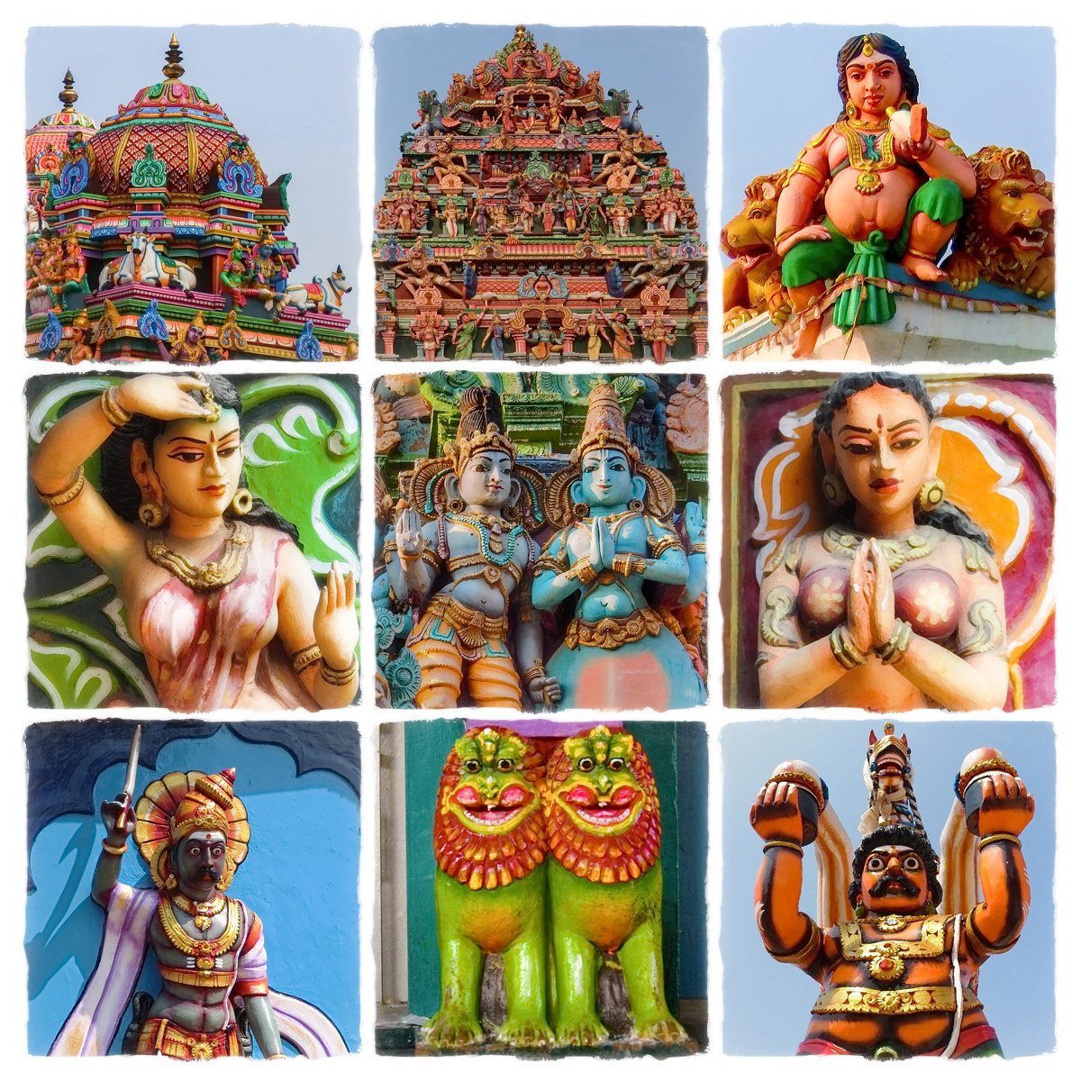 Tamil Nadu Temple Art by Andrew Webster ARPS