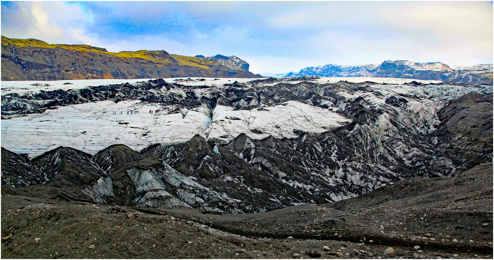 Angela Stockbridge LRPS_Hiking Across Llangjokull Glacier, Iceland