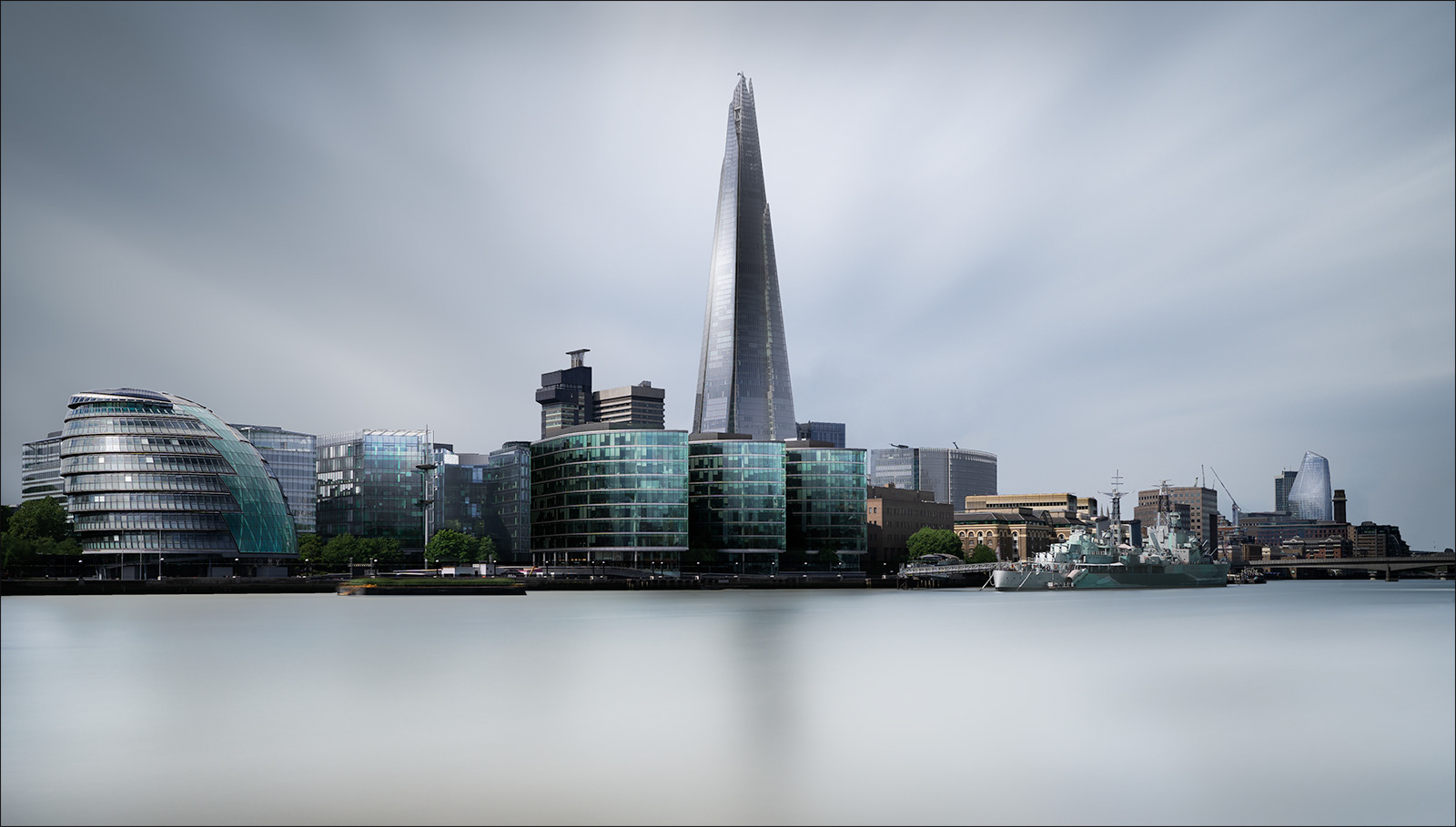 HELD BACK  London Riverscape by David Hindley