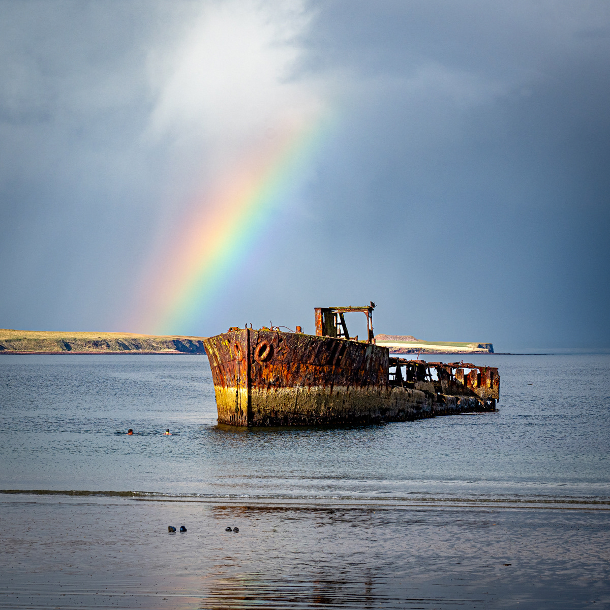 SCORE 8.0 Wreck and Rainbow by Andrew Webster ARPS