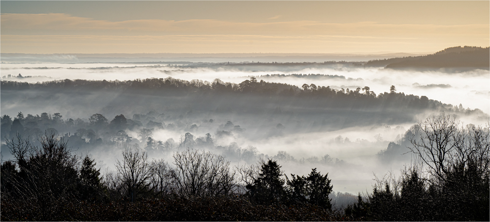 Richard Knapp  LRPS_Winter View from Ranmore Common