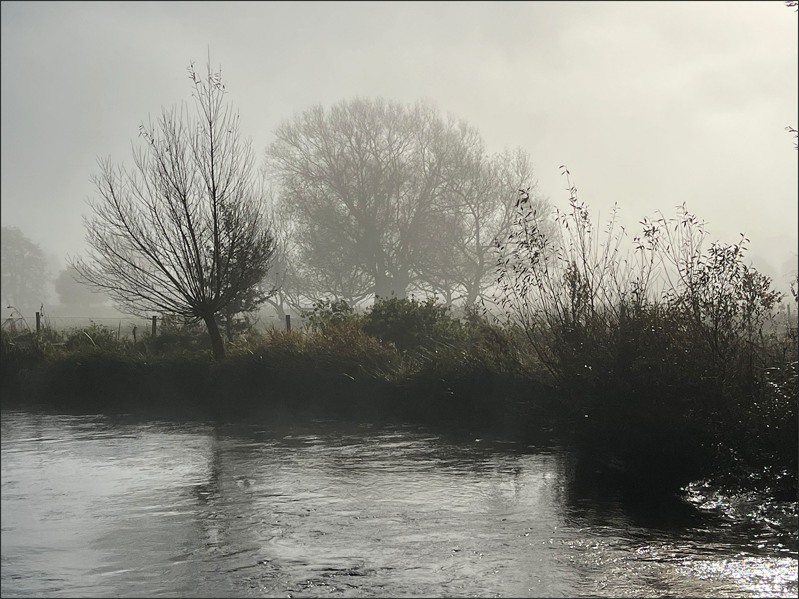 SCORE 8.0 Dusk on a Chalk Stream by Andrew MacRae