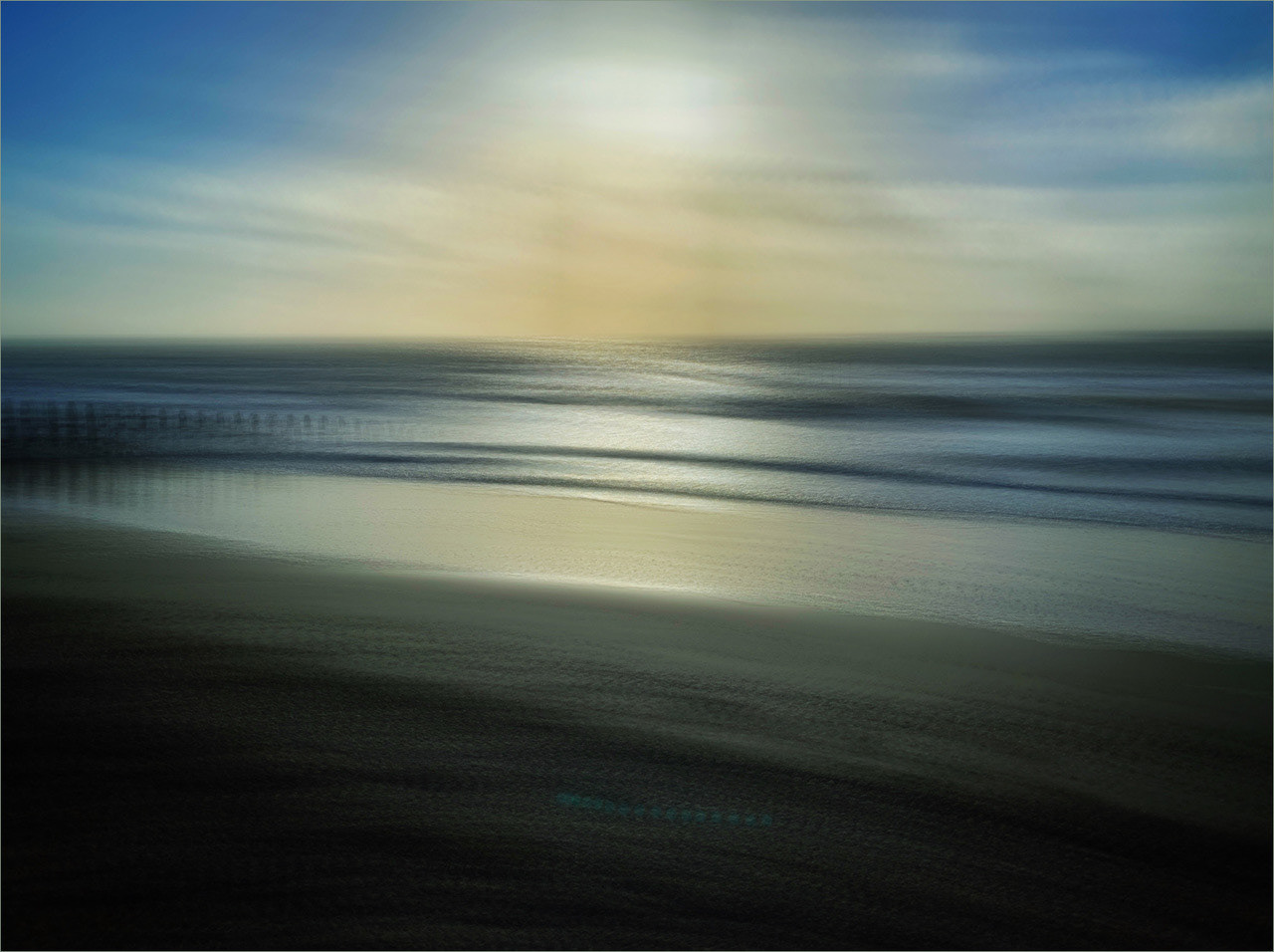 SCORE 10 Winter at West Wittering by Andrew Webster