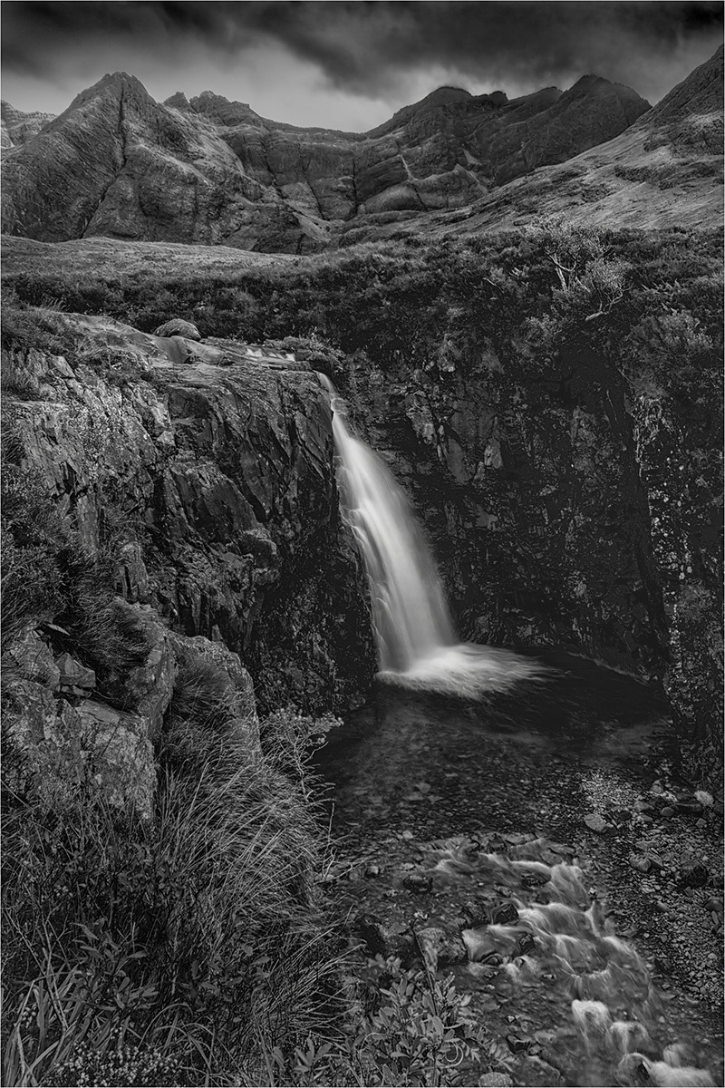 Waterfall, Coire na Creiche, Isle Of Skye by Mike Williamson