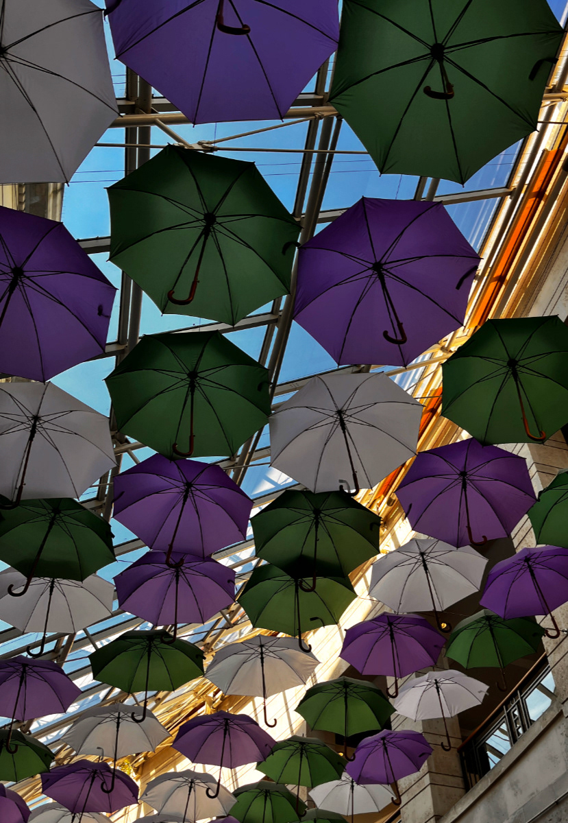 Wimbledon Umbrellas by Alan Loryman