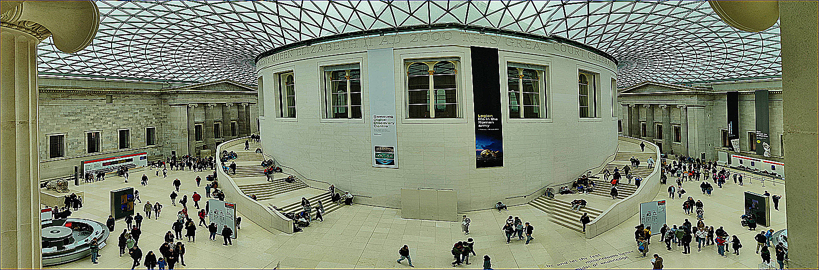 Inner Courtyard British Museum by Ron Smith  ARPS DPAGB