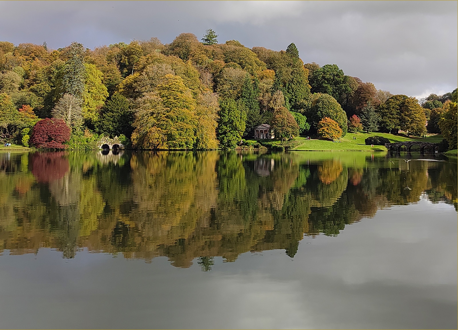 Autumn at Stourhead by Catherine Allum
