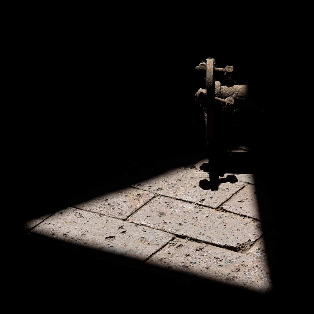 Light Falling on the Forge Floor by Richard Knapp