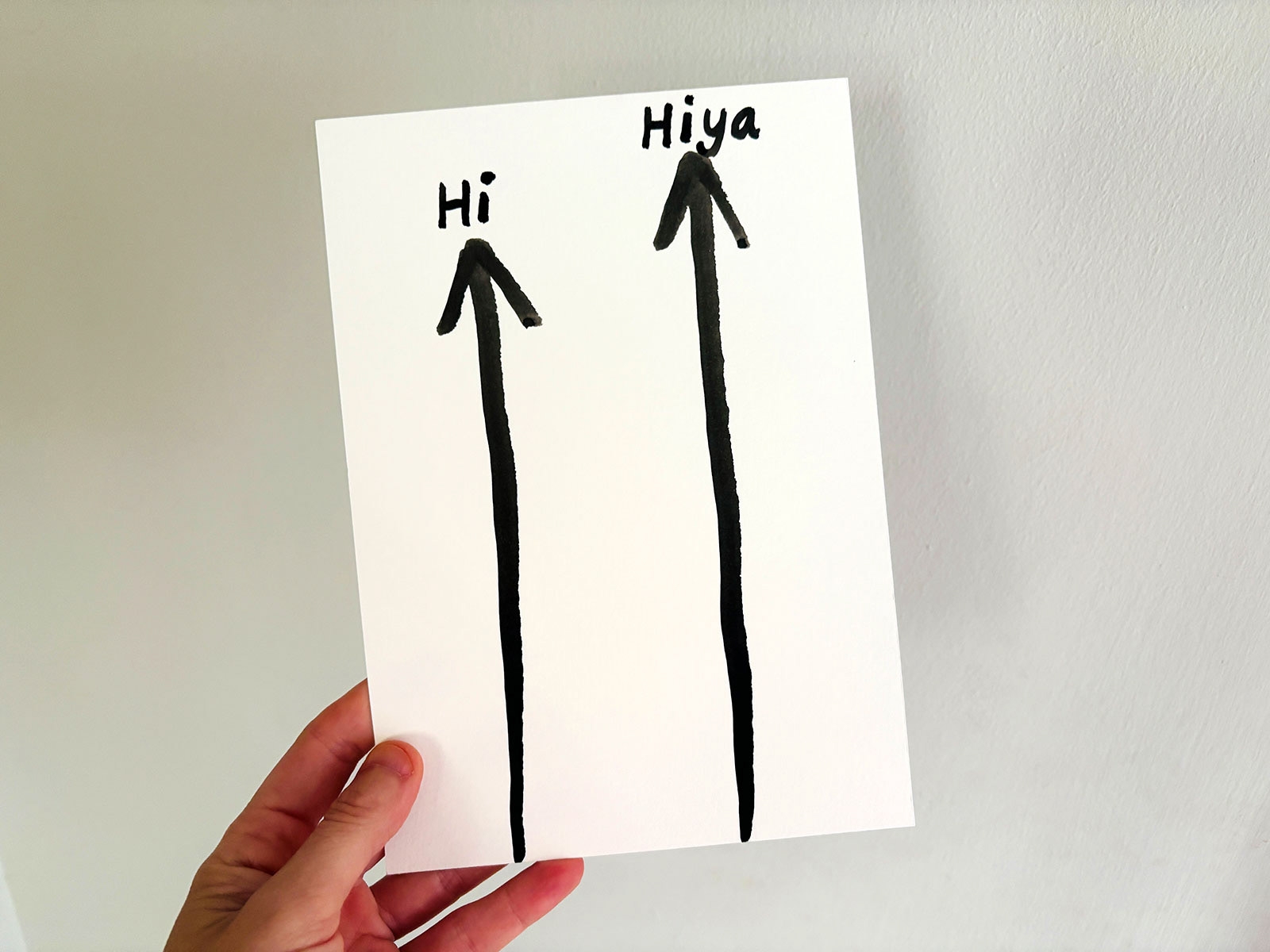 Hi Hiya - A5 version