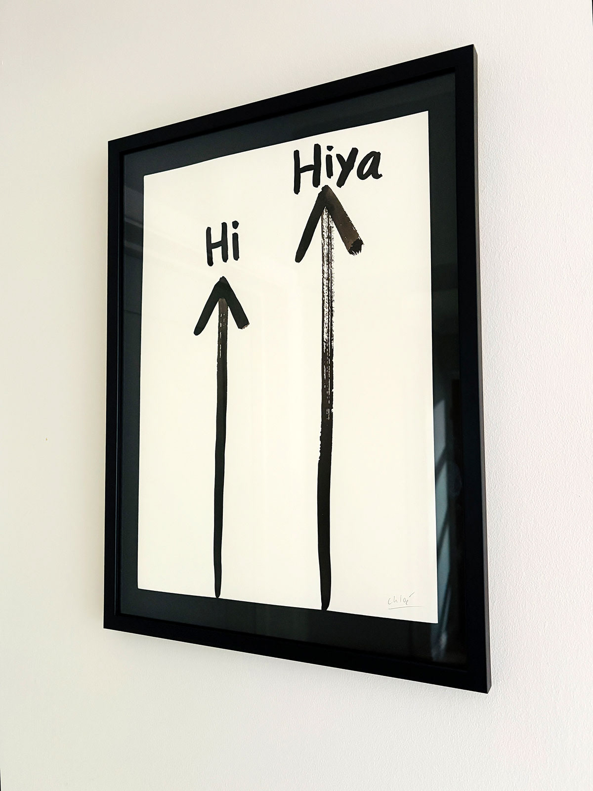 Hi Hiya - Framed