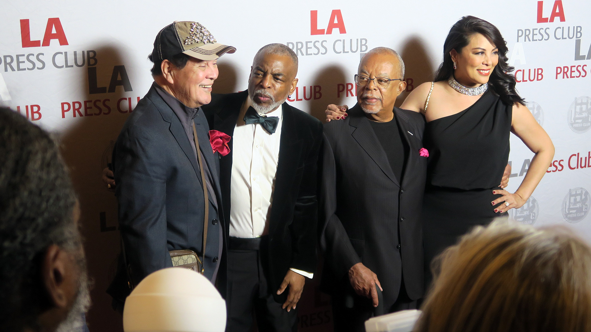 Honorees LeVar Burton and Henry Louis Gates Jr. before the ceremony