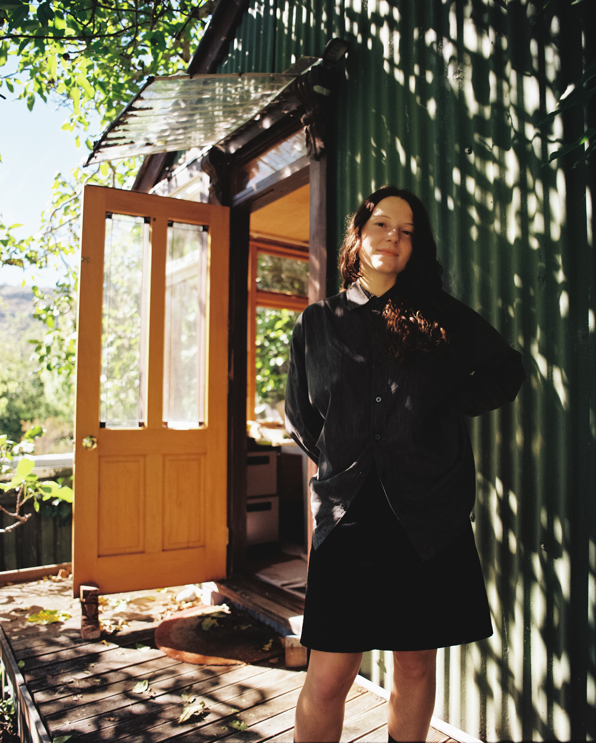 Evelyn at her studio