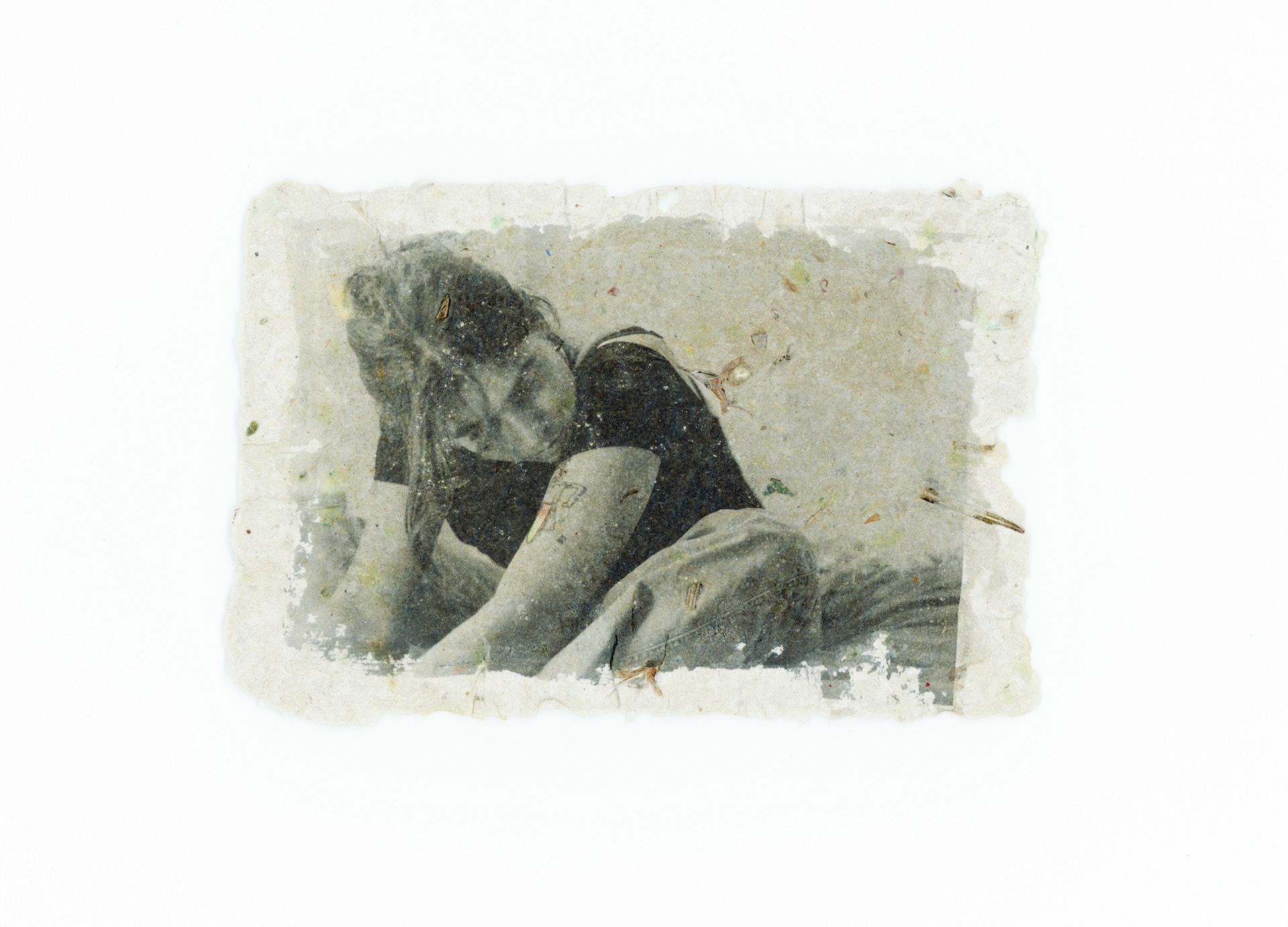 liquid emulsion on handmade paper