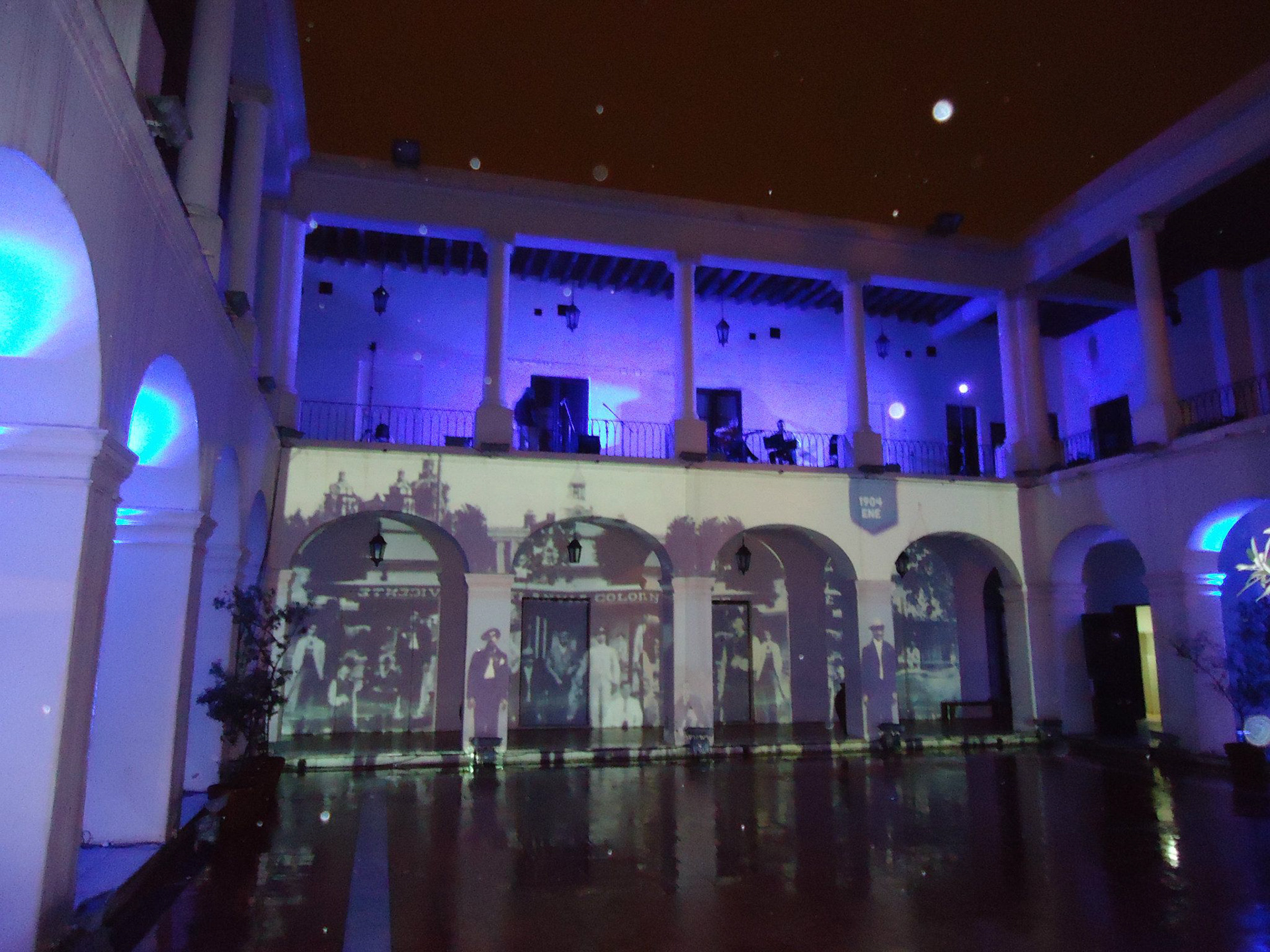 Videomapping en la noche de los museos en el Cabildo Histórico de Córdoba