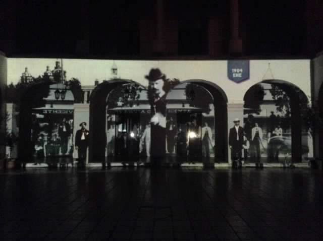 Videomapping en la noche de los museos en el Cabildo Histórico de Córdoba