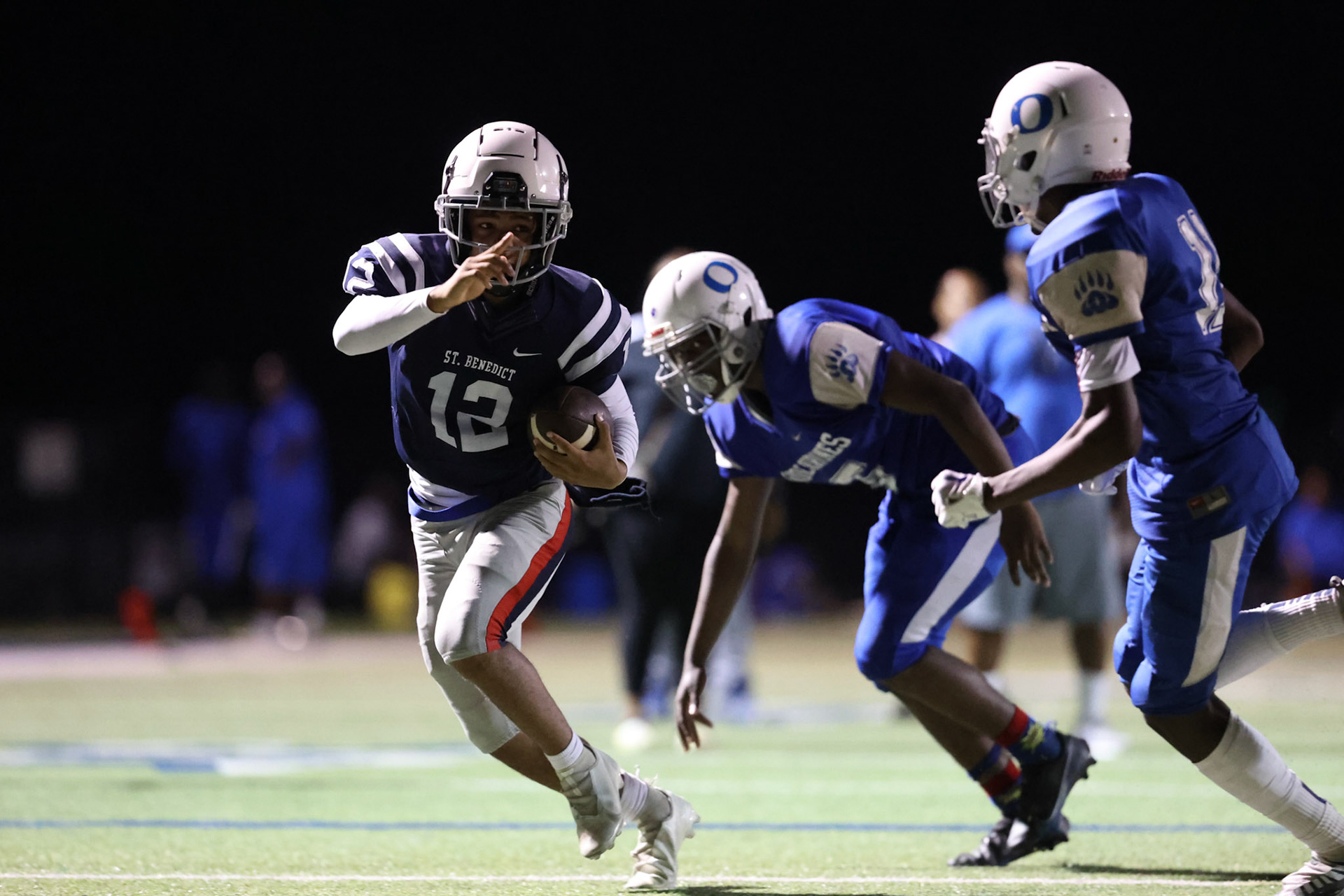 SBA Football Scrimmage on Friday, August 5, 2022 at St. Benedict at Auburndale in Memphis, TN. (Ryan Beatty/SBA)