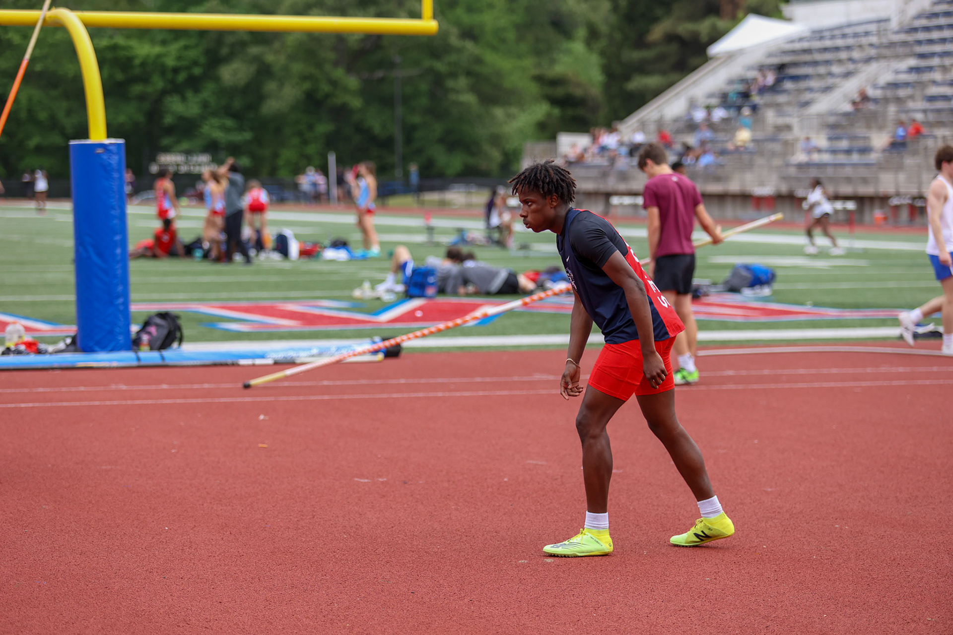 St. Benedict Track at Memphis University School in Memphis, TN on May 3, 2022. (Ryan Beatty/SBA)