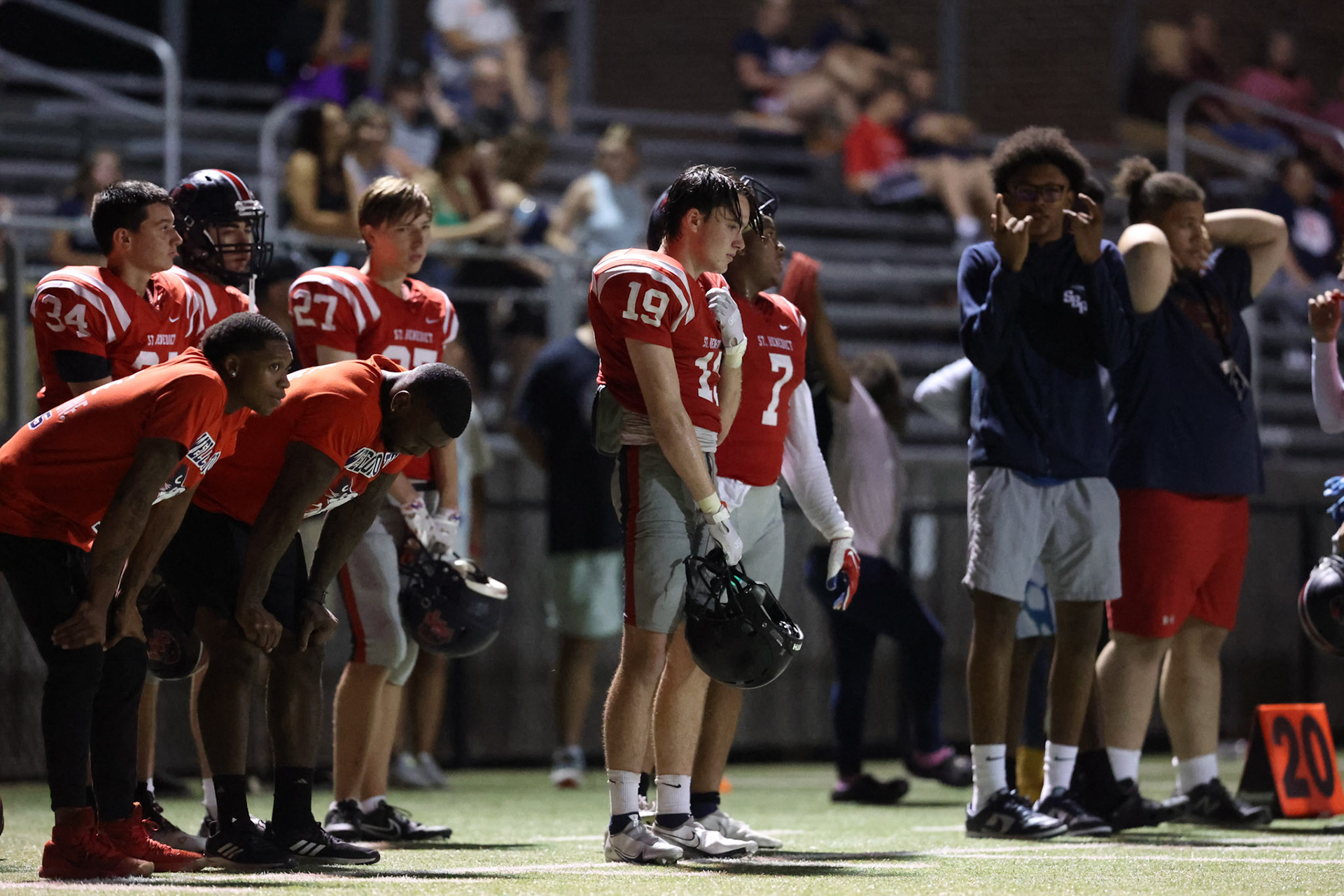 SBA Football Scrimmage on Friday, August 5, 2022 at St. Benedict at Auburndale in Memphis, TN. (Ryan Beatty/SBA)