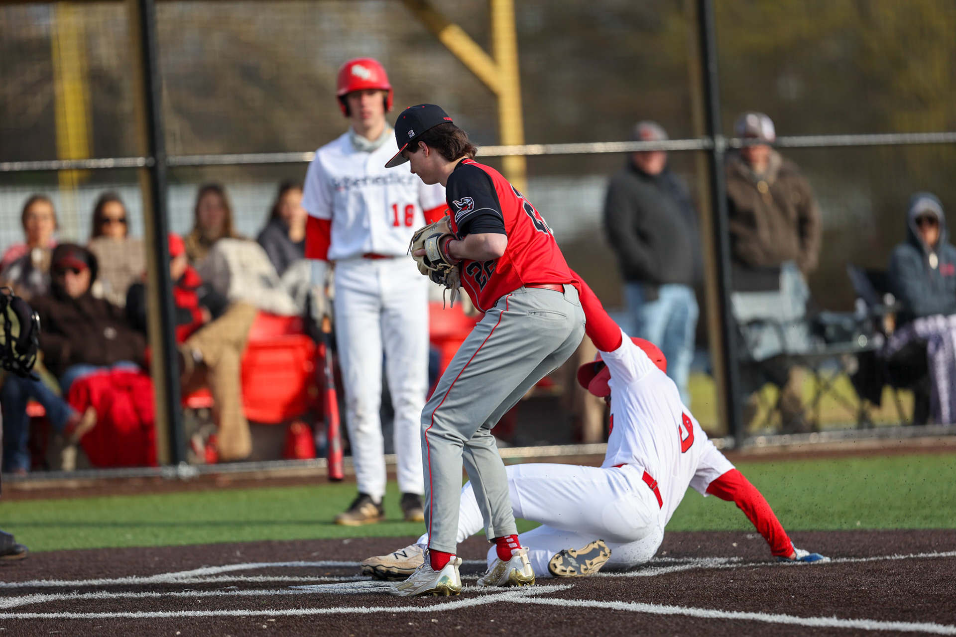SBA Baseball vs Fayette Academy at USA Stadium in Millington, TN on Monday, March 13, 2023. (Ryan Beatty Photo)