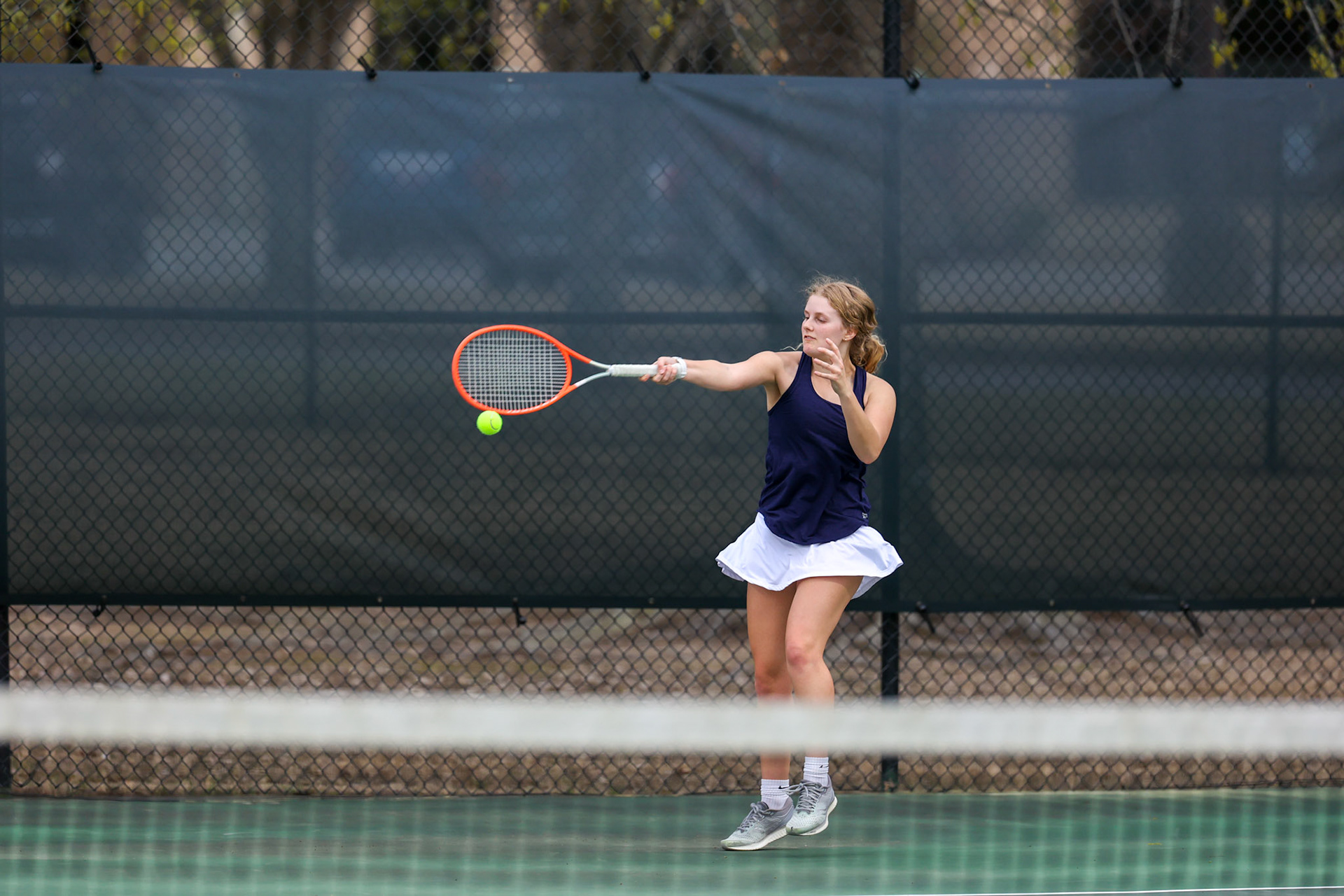 St. Benedict Tennis vs Briarcrest at Briarcrest Christian School on April 12, 2022 in Memphis, TN. (Ryan Beatty/SBA)