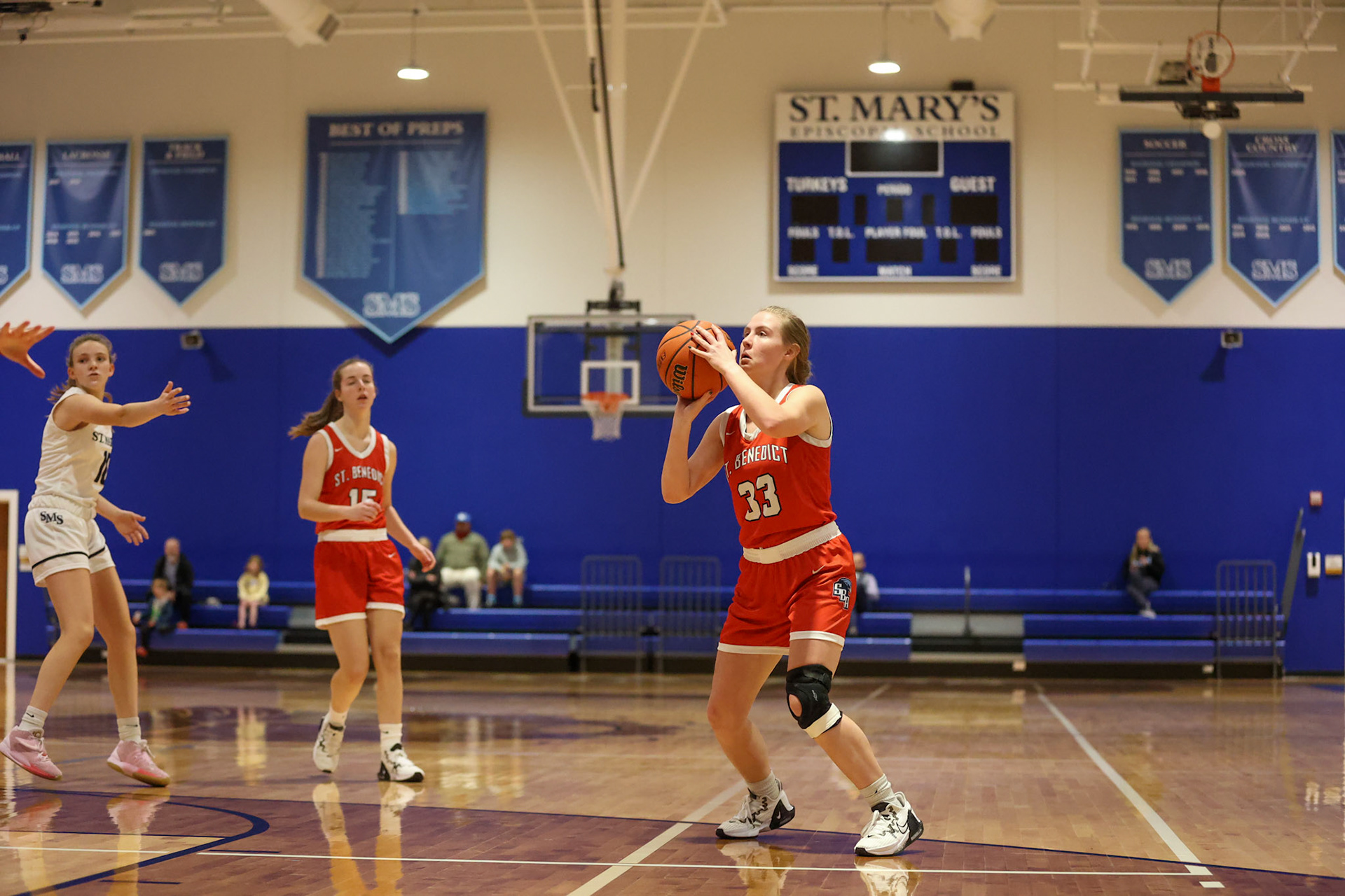SBA Girls Basketball vs St. Mary’s. (Ryan Beatty Photo)