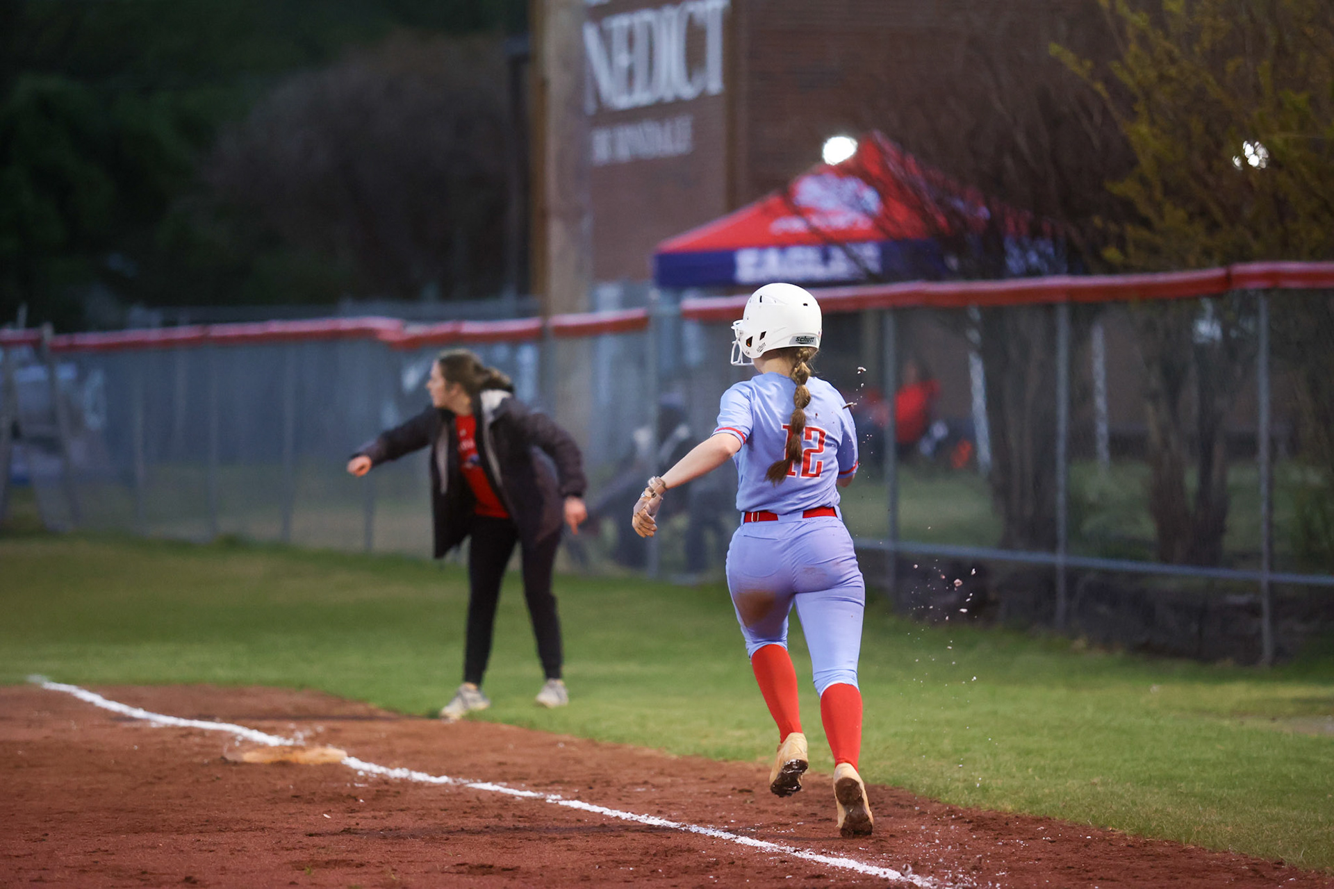 St. Benedict Softball vs Millington on Senior Night at St. Benedict at Auburndale in Memphis, TN on April 20, 2022. (Ryan Beatty/SBA)