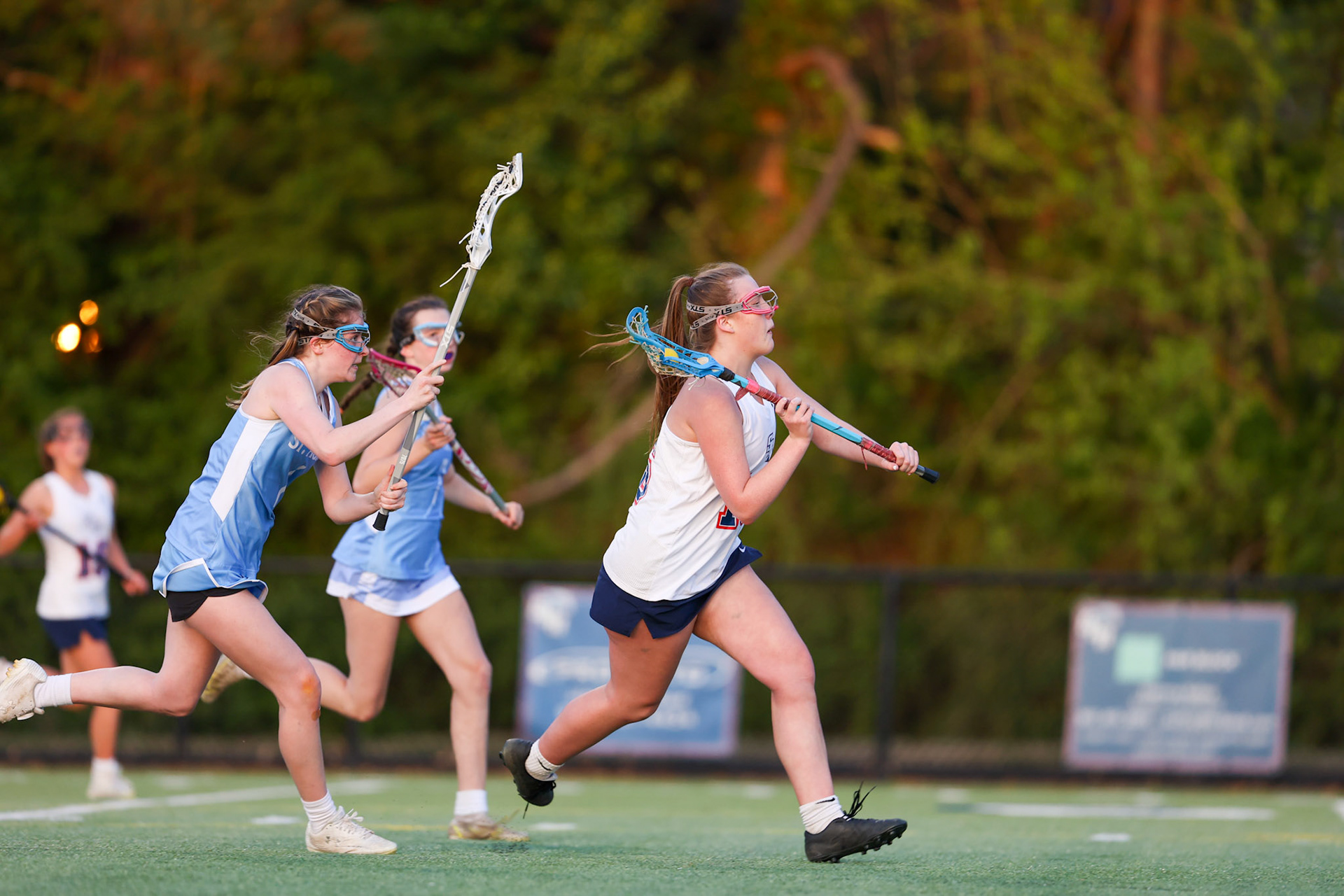 St. Benedict Girls Lacrosse vs St. Agnes on Senior Night at St. Benedict at Auburndale in Memphis, TN on April 19, 2022. (Ryan Beatty/SBA)