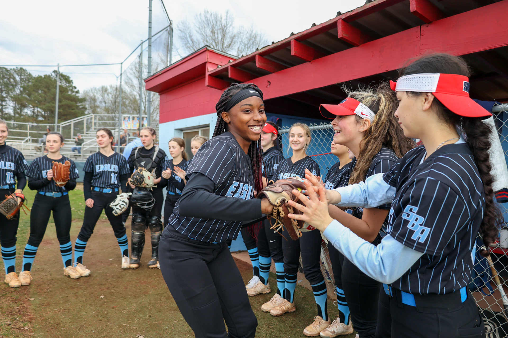 St. Benedict Softball vs St. Agnes Academy on Wednesday April 6, 2022 at St. Benedict At Auburndale High School in Memphis, TN. (Ryan Beatty/SBA)