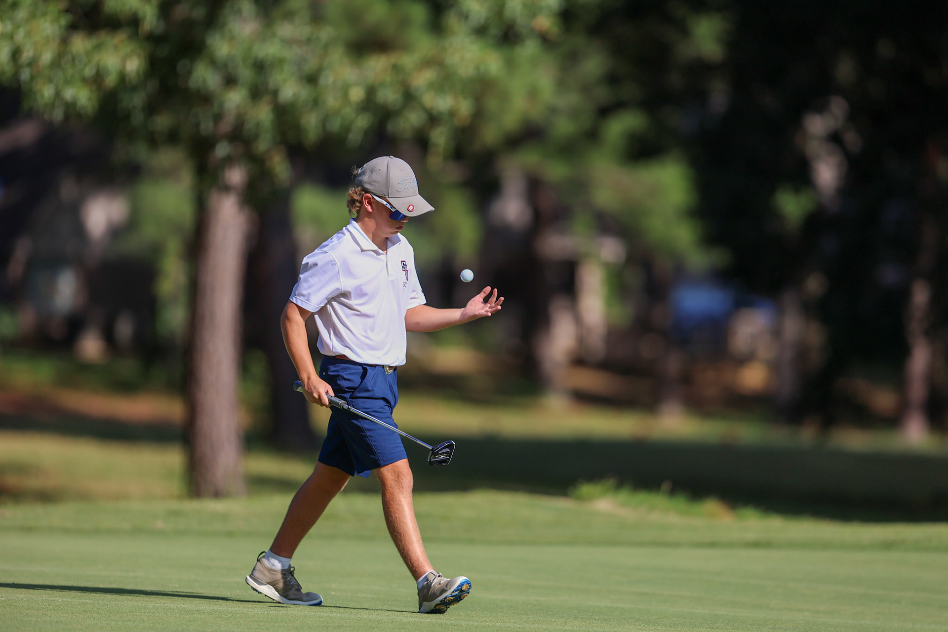 St. Benedict Boys Golf vs Briarcrest at the Lakeland Golf Club on Thursday, September 15, 2022. (Ryan Beatty/SBA)