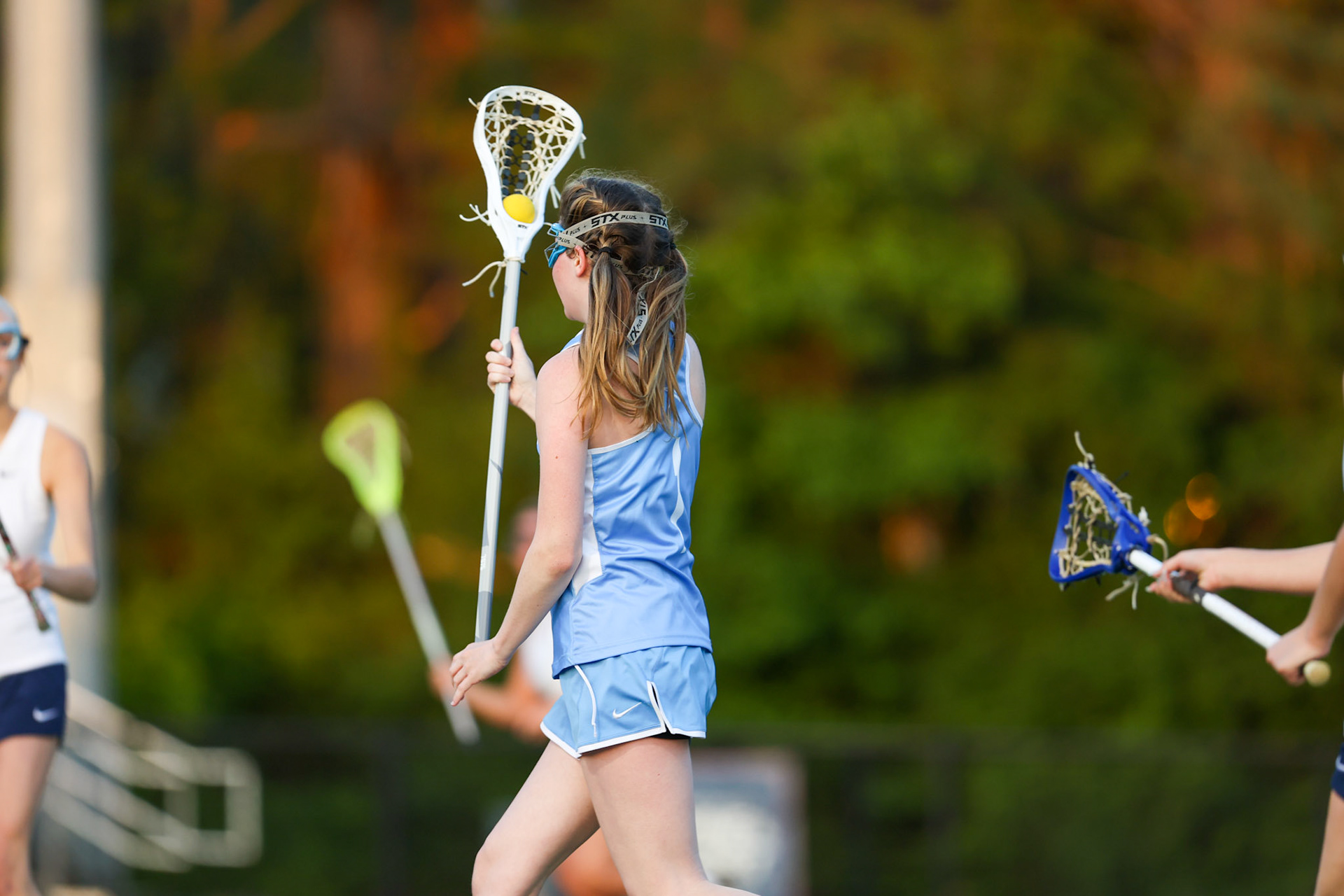 St. Benedict Girls Lacrosse vs St. Agnes on Senior Night at St. Benedict at Auburndale in Memphis, TN on April 19, 2022. (Ryan Beatty/SBA)