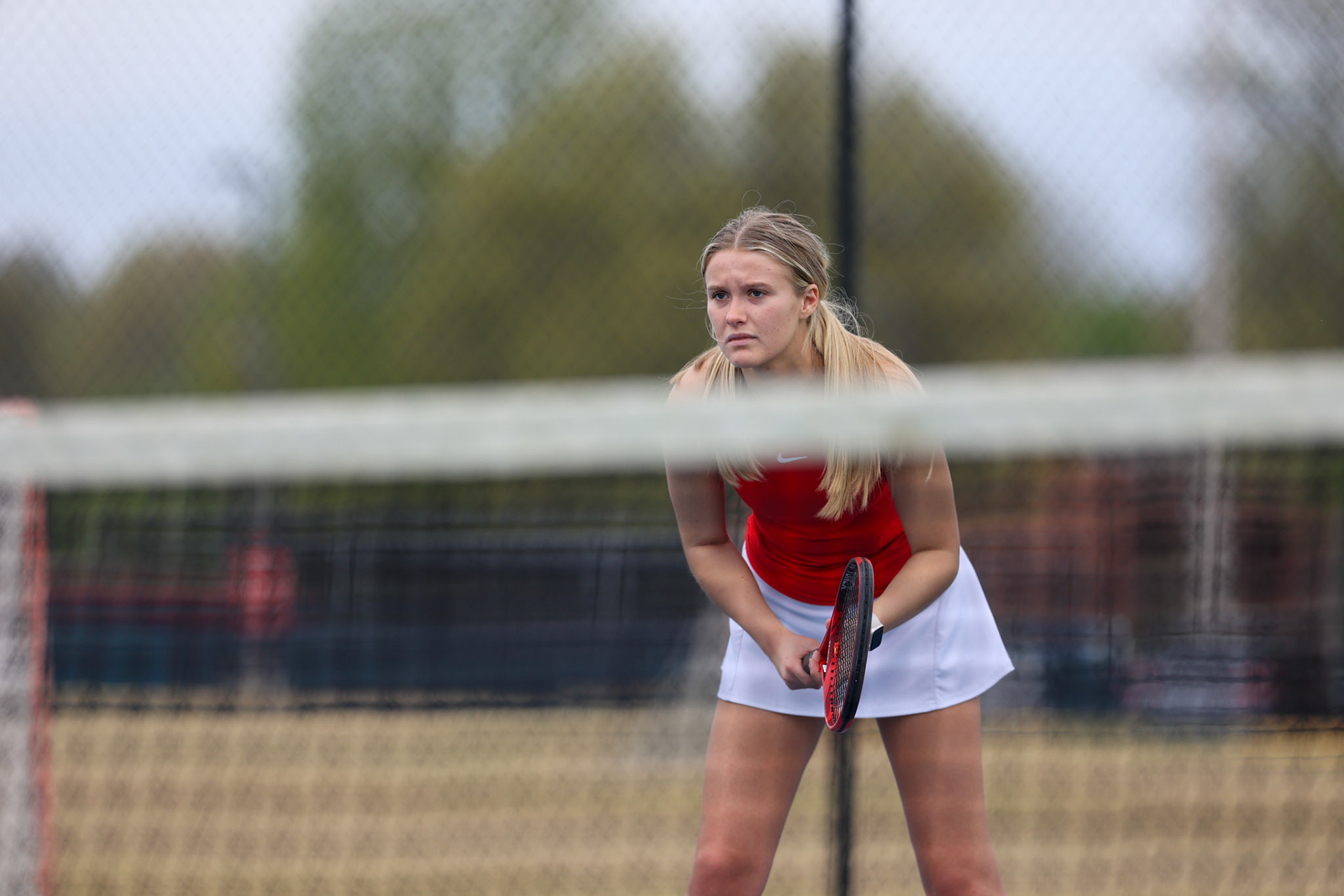 SBA Tennis vs Briacrest on Monday, April 3, 2023. (Ryan Beatty Photo)