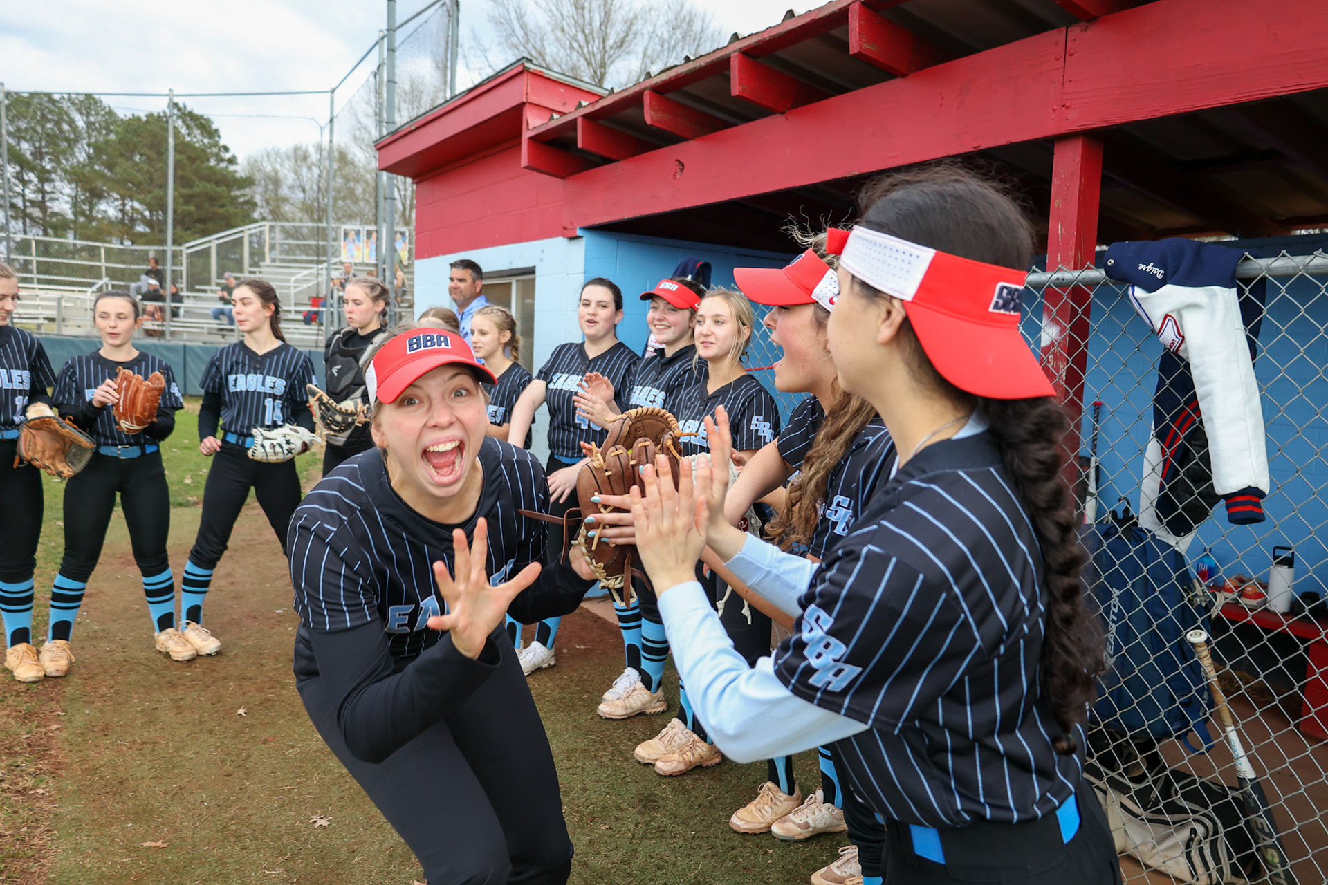 St. Benedict Softball vs St. Agnes Academy on Wednesday April 6, 2022 at St. Benedict At Auburndale High School in Memphis, TN. (Ryan Beatty/SBA)