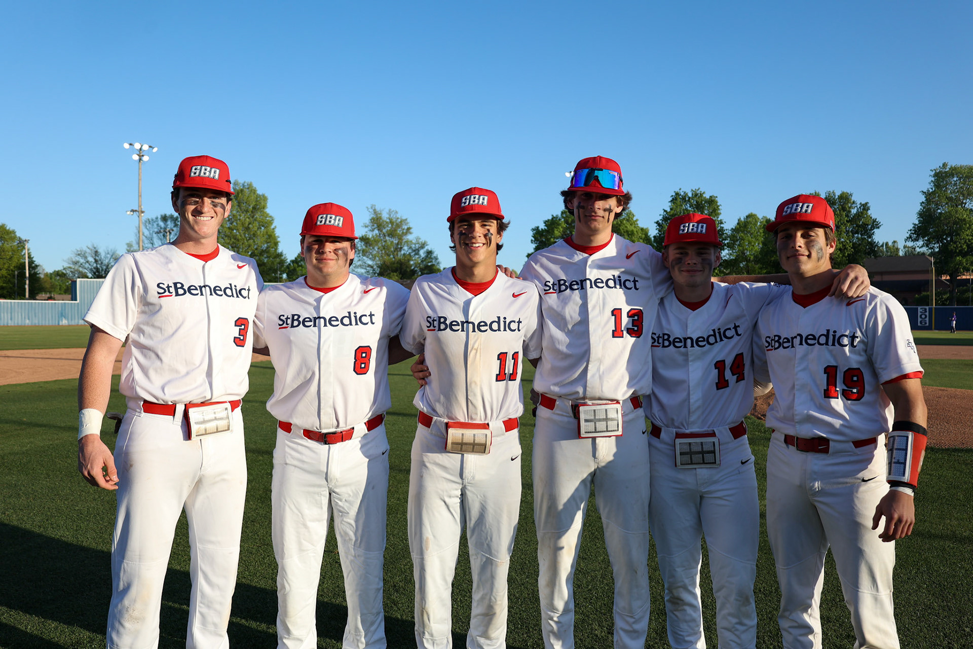 St. Benedict Baseball Senior Night vs CBHS at St. Benedict at Auburndale High School on April 26, 2022.  (Ryan Beatty/SBA)