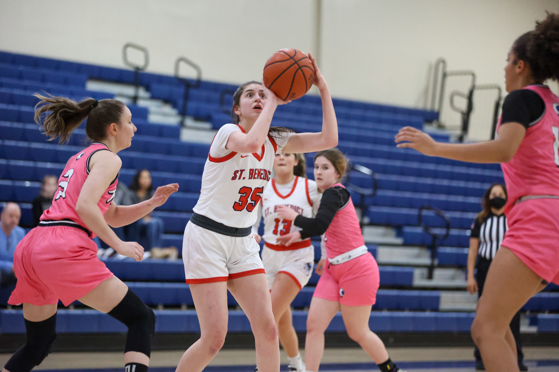 SBA Girls Basketball vs MHEA. (Ryan Beatty Photo)