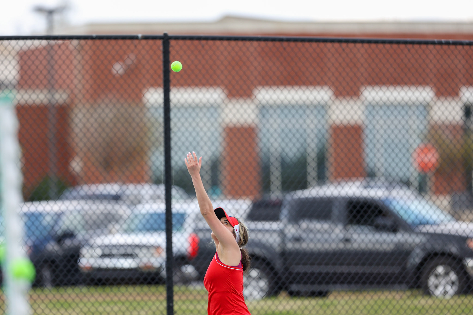 St. Benedict Tennis vs St. Agnes at St. Benedict at Auburndale High School in Memphis, TN on April 21, 2022. (Ryan Beatty/SBA)