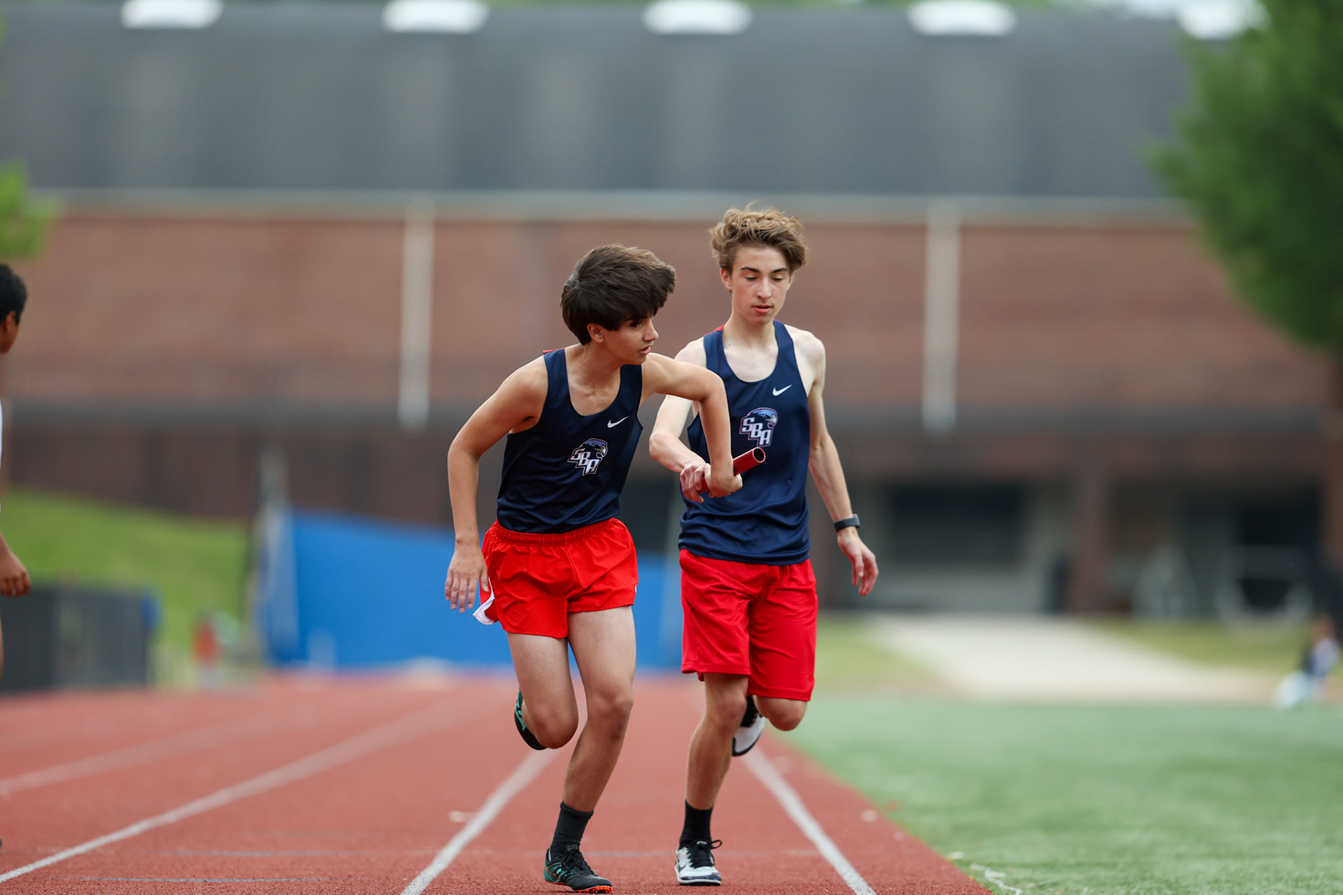St. Benedict Track at Memphis University School in Memphis, TN on May 3, 2022. (Ryan Beatty/SBA)