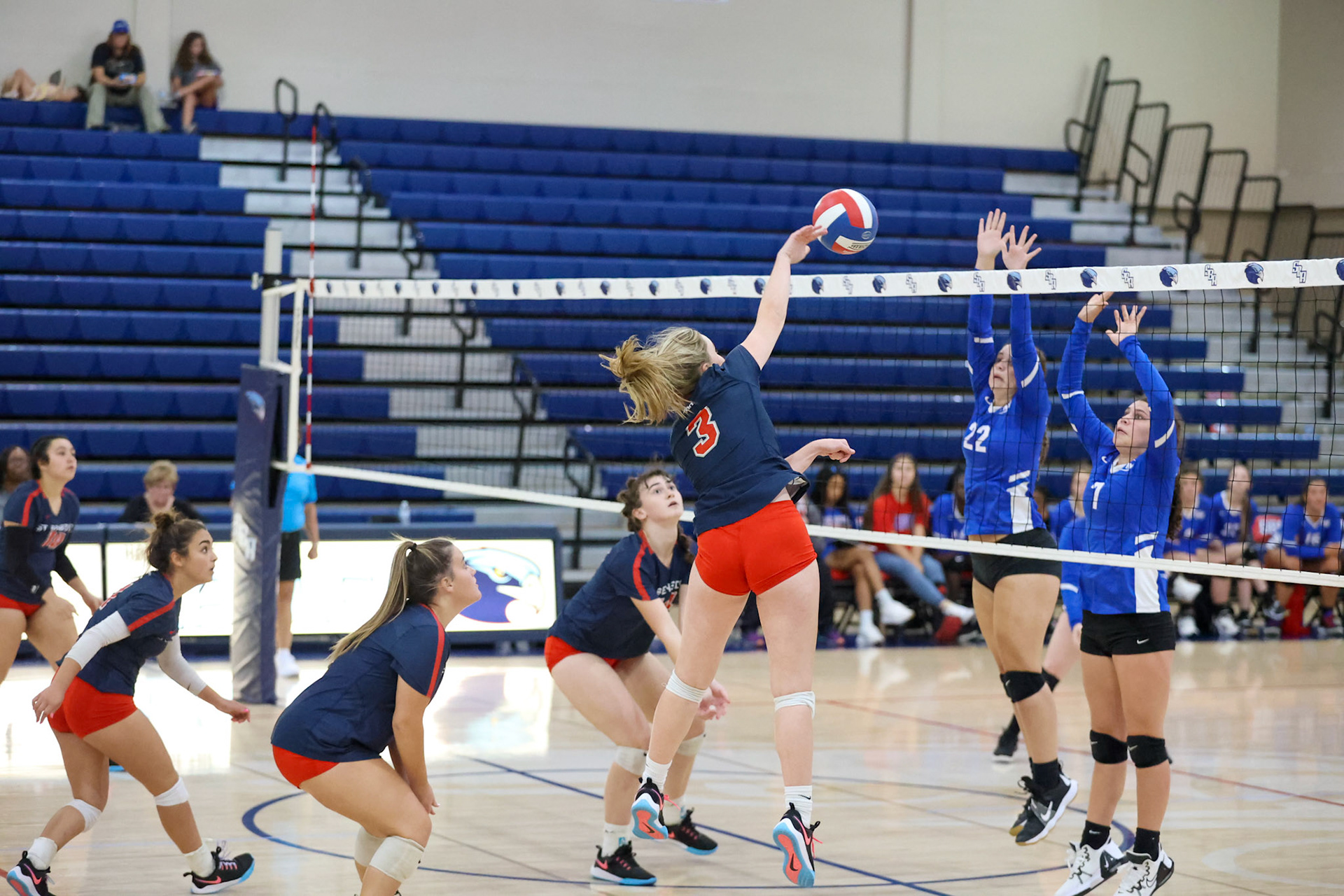 St. Benedict Volleyball vs West Memphis at St. Benedict on Monday, September 12, 2022. (Ryan Beatty/SBA)