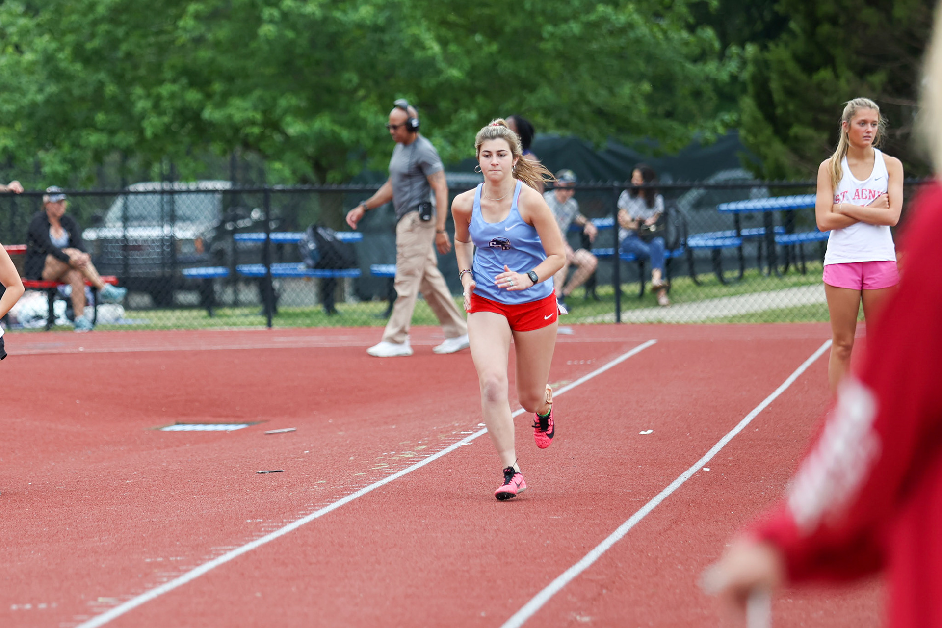 St. Benedict Track at Memphis University School in Memphis, TN on May 3, 2022. (Ryan Beatty/SBA)