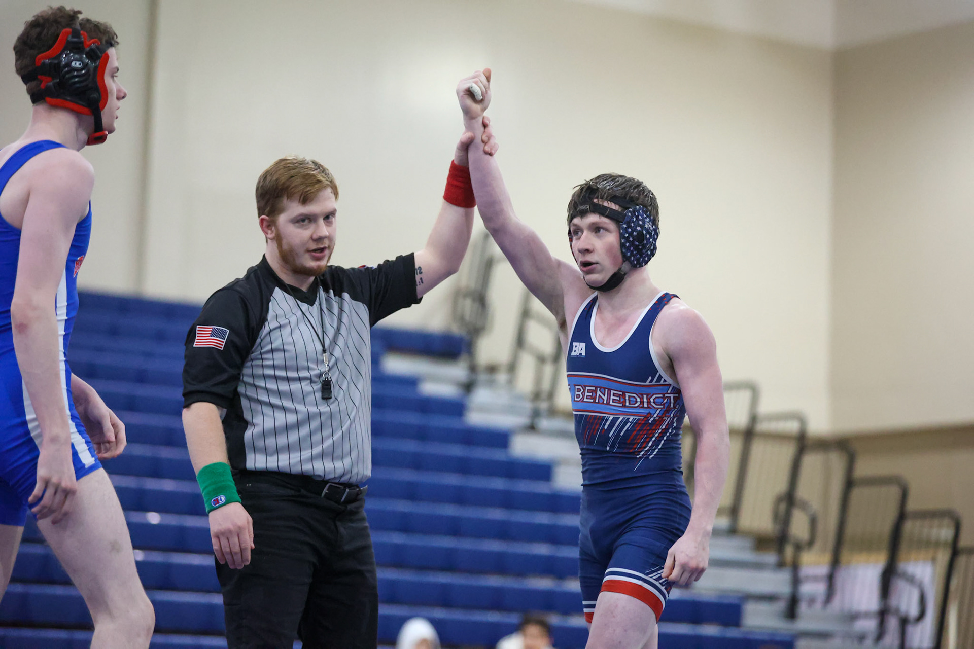SBA Wrestling Senior Night vs Bartlett, Bolton, and ECS on Thursday, Feb. 10, 2022. (Ryan Beatty Photo)