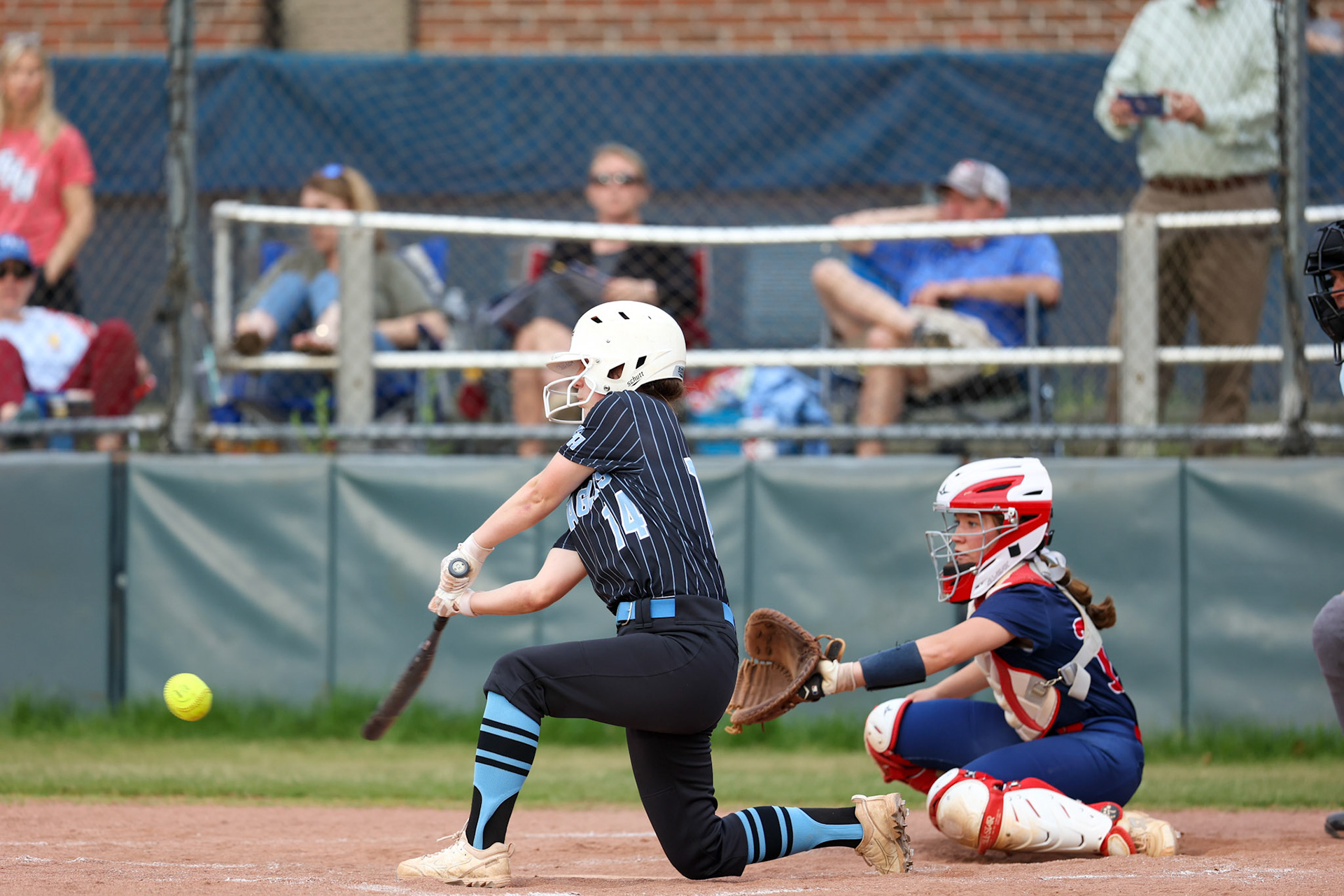 St. Benedict Softball vs Tipton Rosemark Academy at St. Benedict High School in Memphis, TN on May 3, 2022. (Ryan Beatty/SBA)
