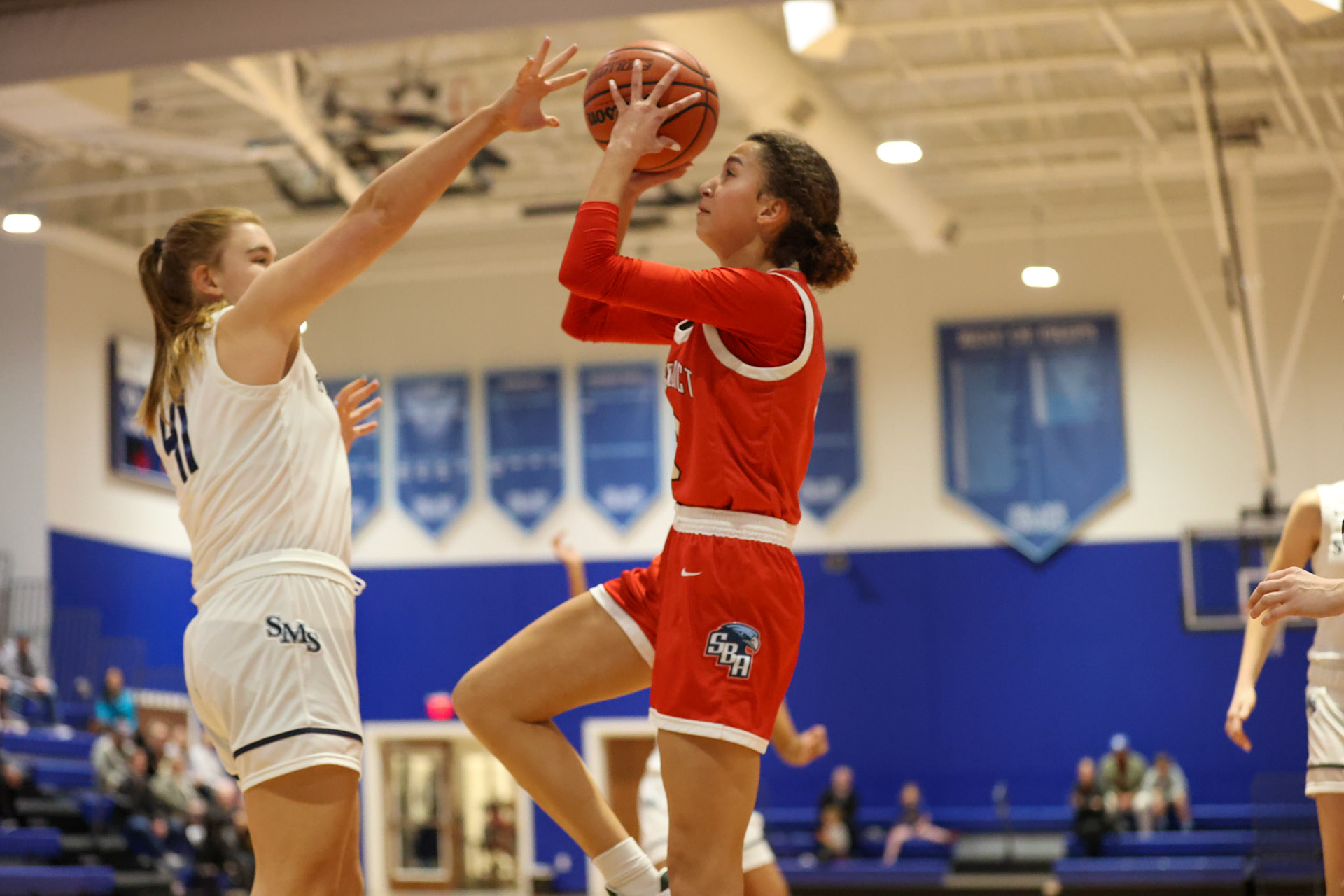 SBA Girls Basketball vs St. Mary’s. (Ryan Beatty Photo)