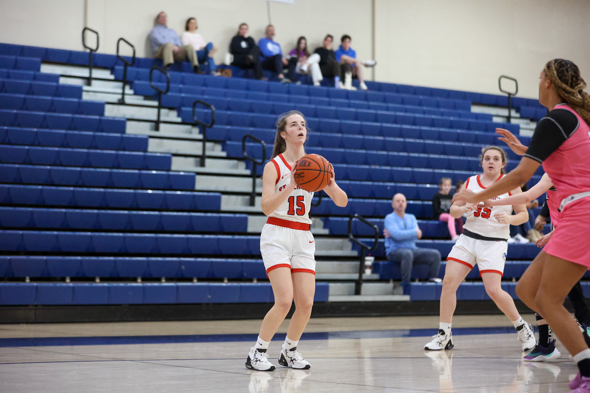 SBA Girls Basketball vs MHEA. (Ryan Beatty Photo)