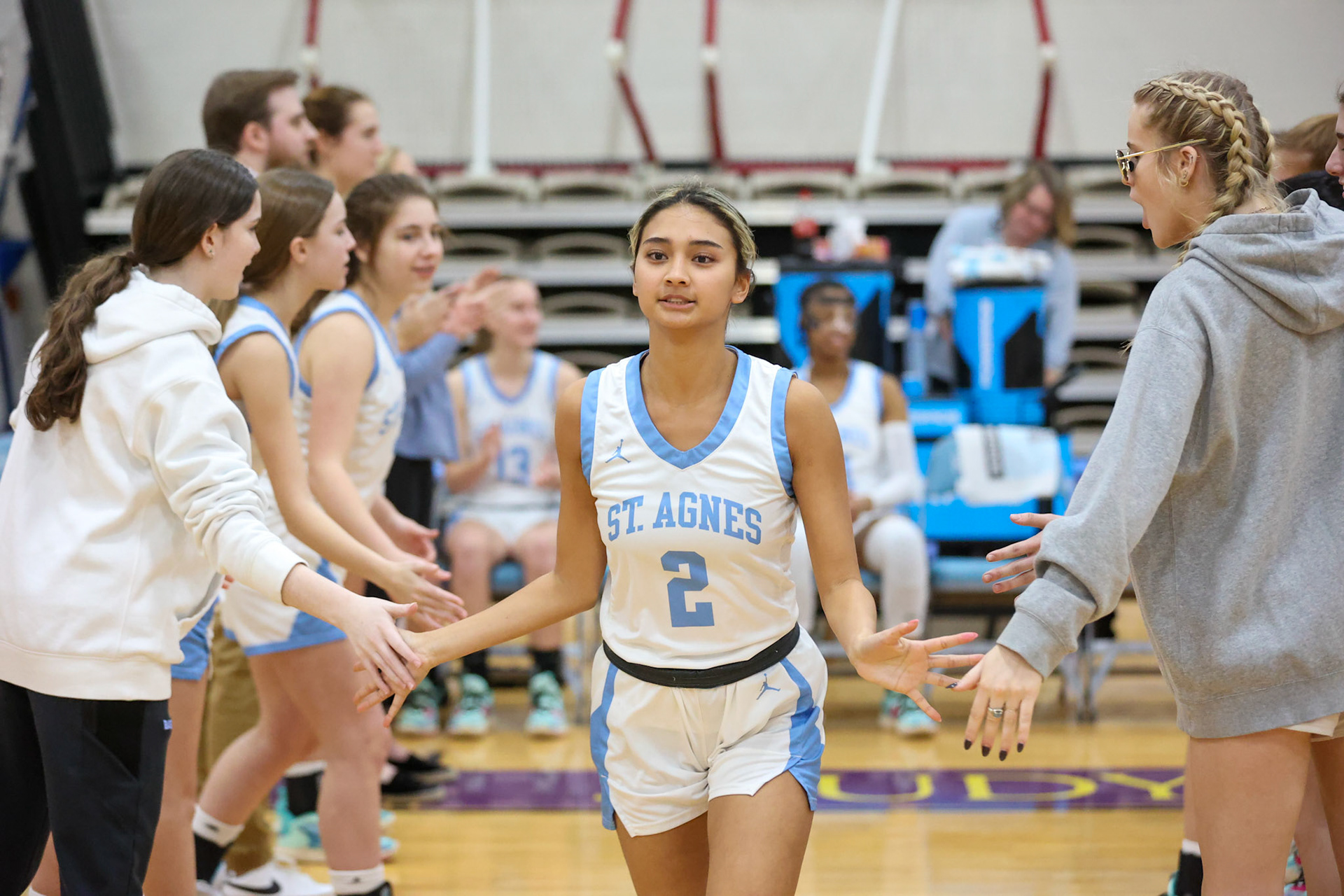 SBA Girls Basketball vs St. Agnes on Monday, January 23, 2022. (Ryan Beatty Photo)